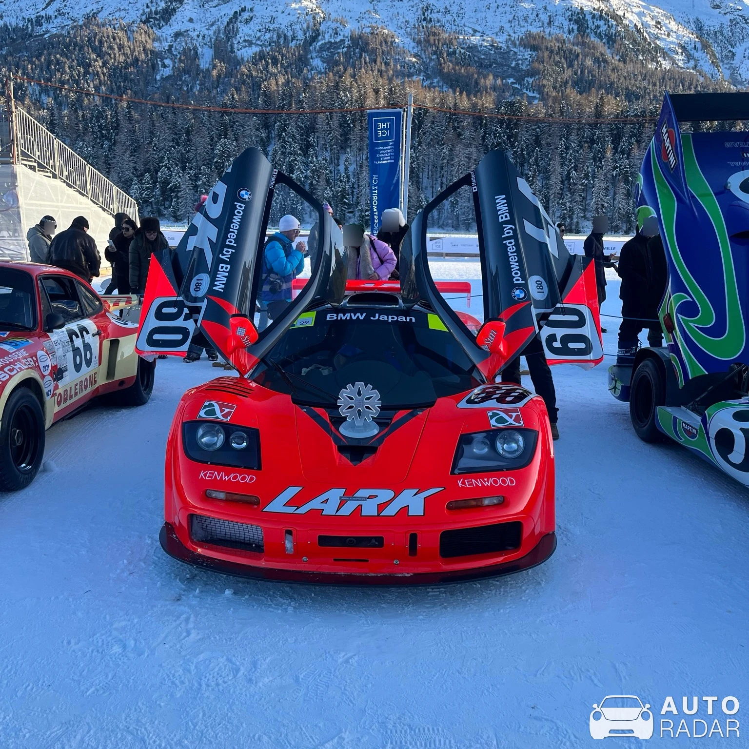 McLaren F1 GTR spotted in Sankt Moritz, Svizzera