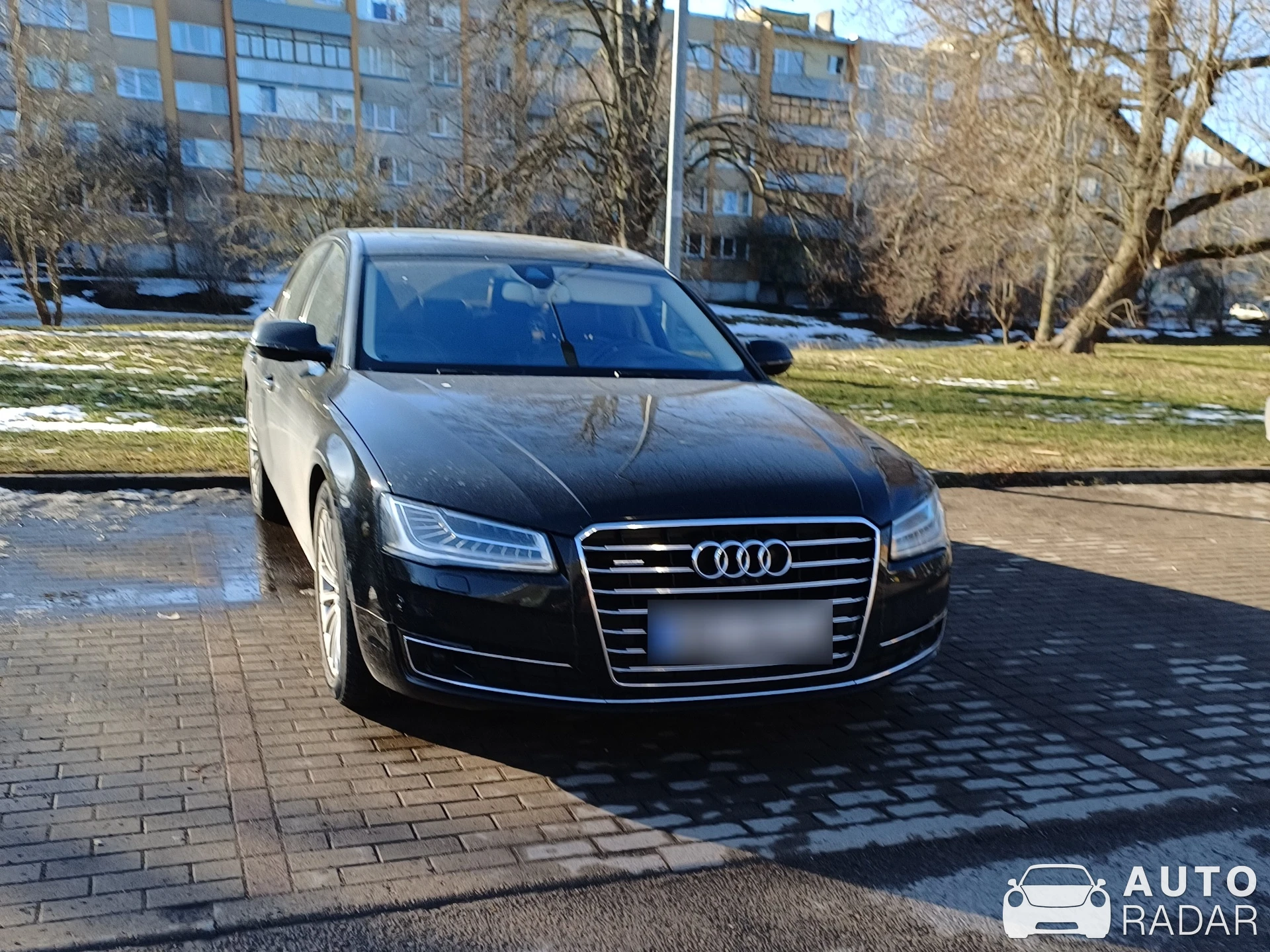 Audi A8L D4 spotted in Liepāja