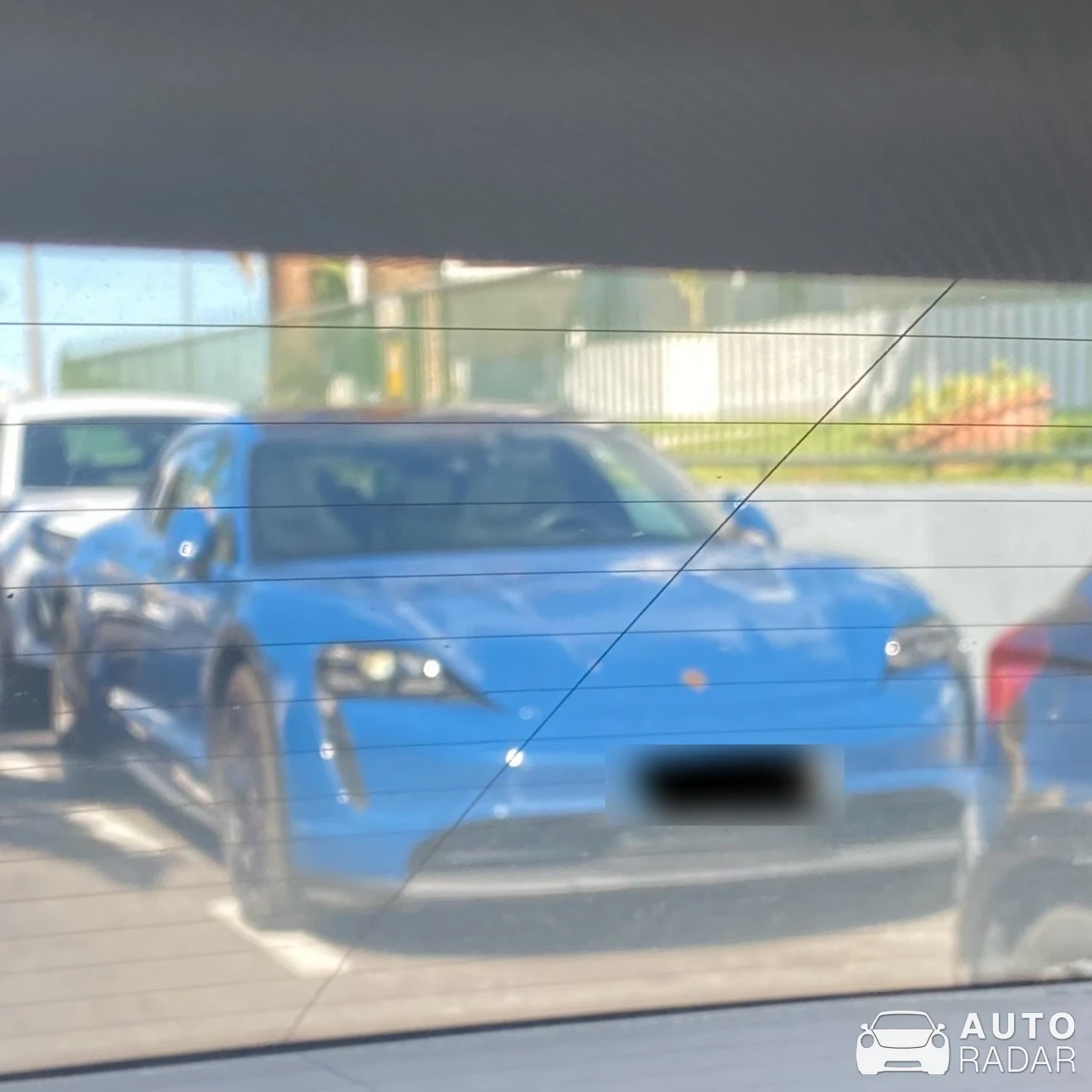 Porsche Taycan 4 spotted in Acantilados de Los Gigantes, Spain