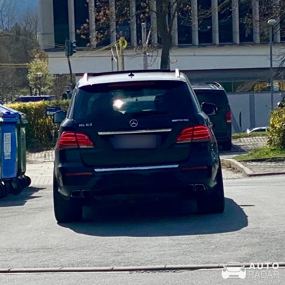 Mercedes-Benz ML 63 AMG W166 spotted in Jena