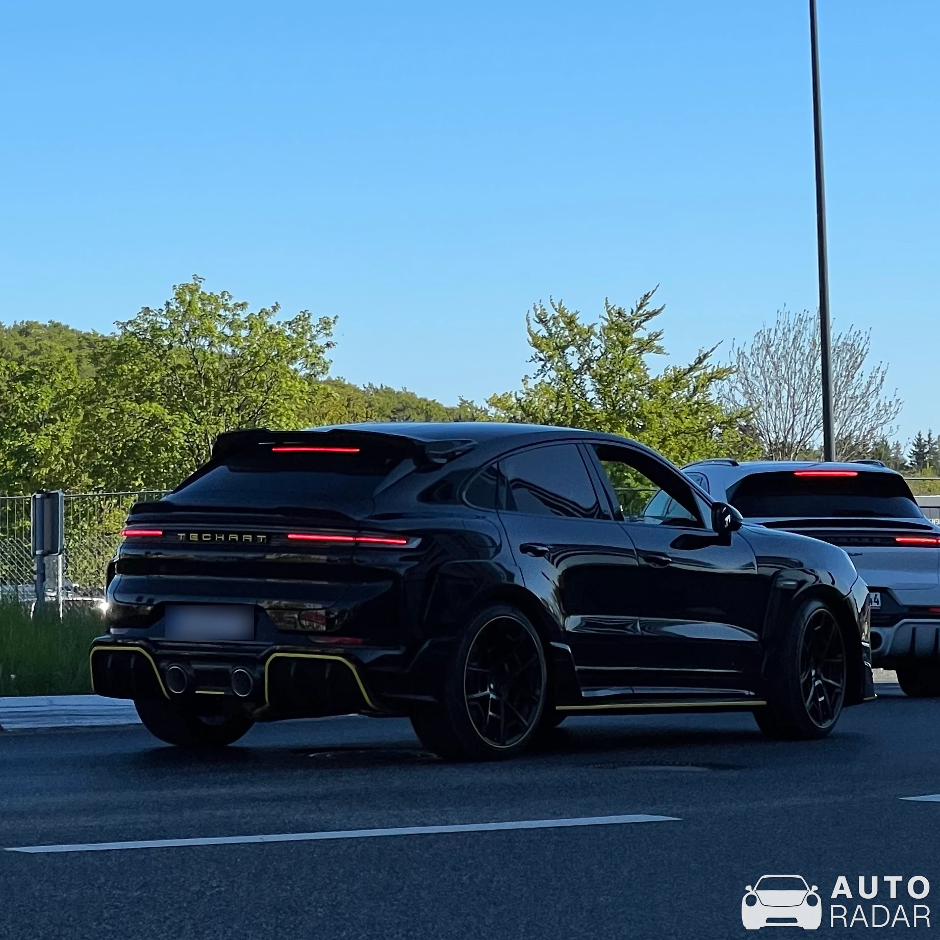 Porsche TechArt Cayenne Coupé Turbo GT spotted in Nürburg