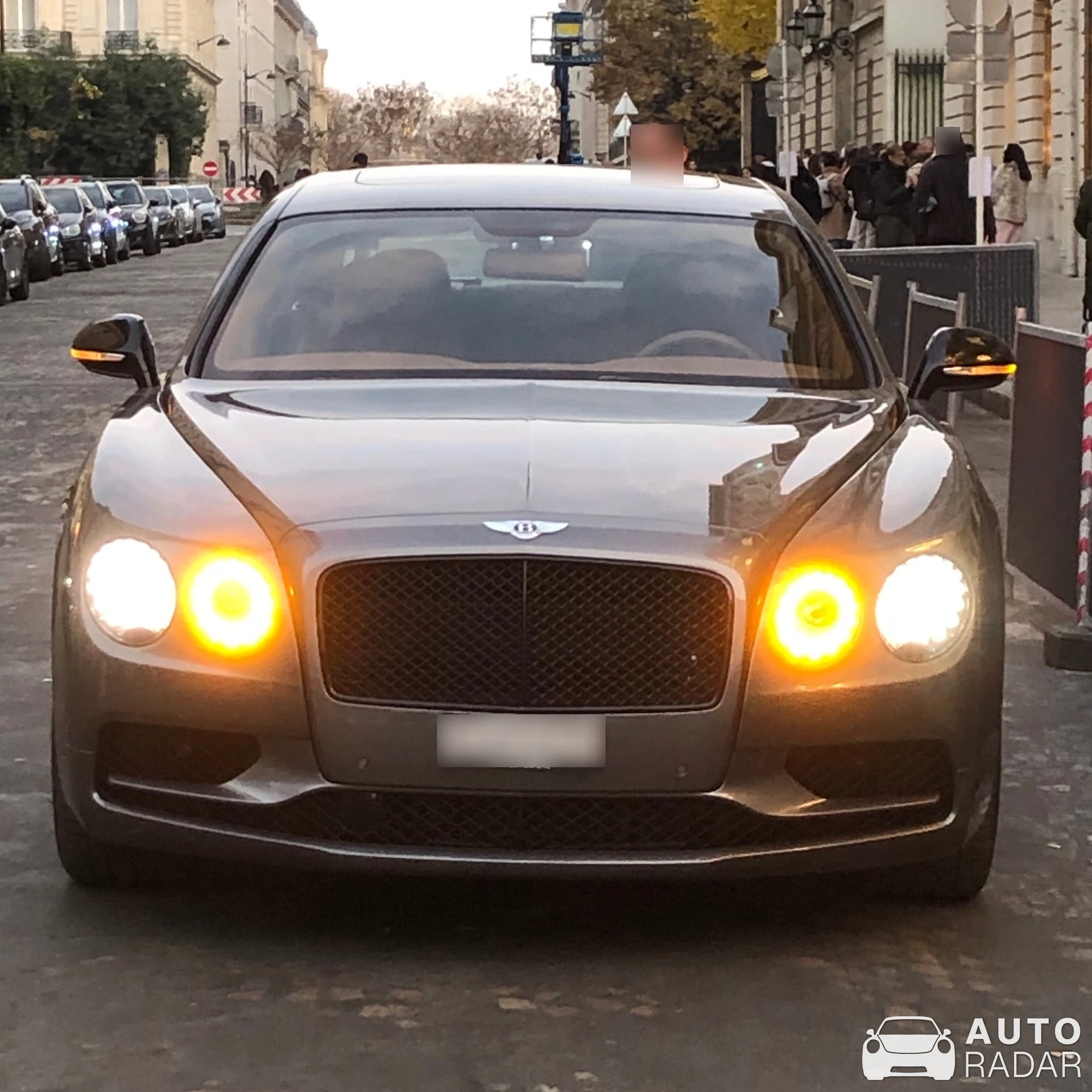 Bentley Flying Spur V8 spotted in Paris, France
