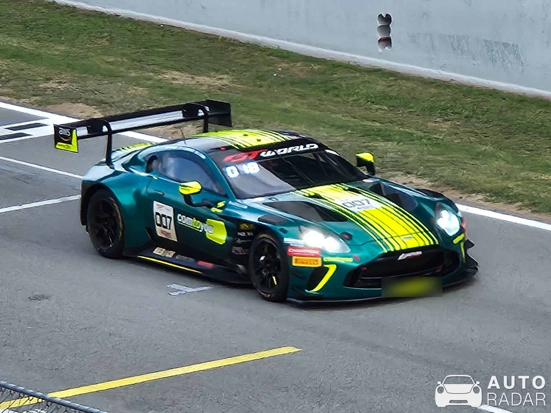Aston Martin V8 Vantage GT3 AMR spotted in Montmeló