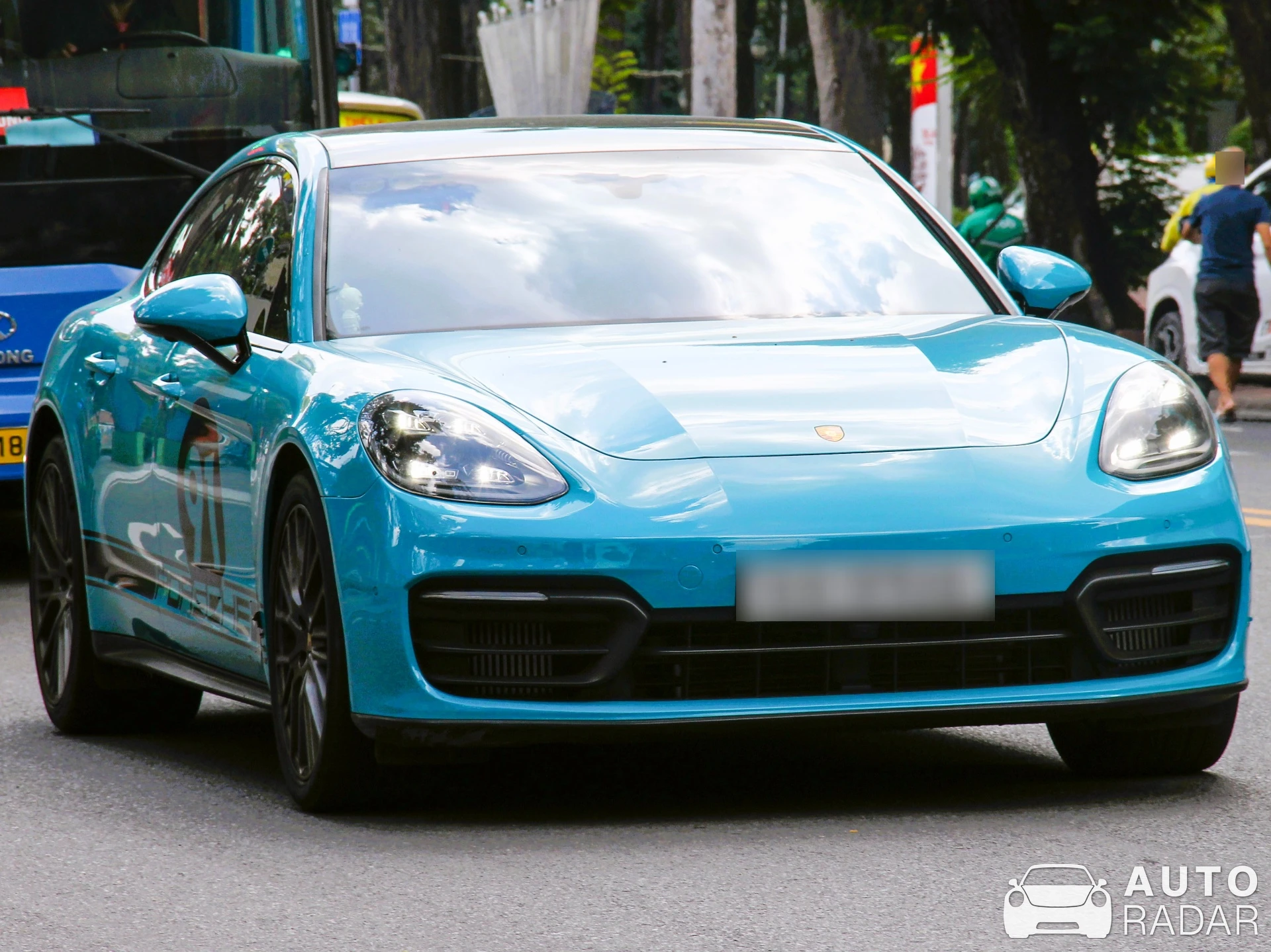 Porsche 971 Panamera Turbo spotted in Ho Chi Minh City, Vietnam