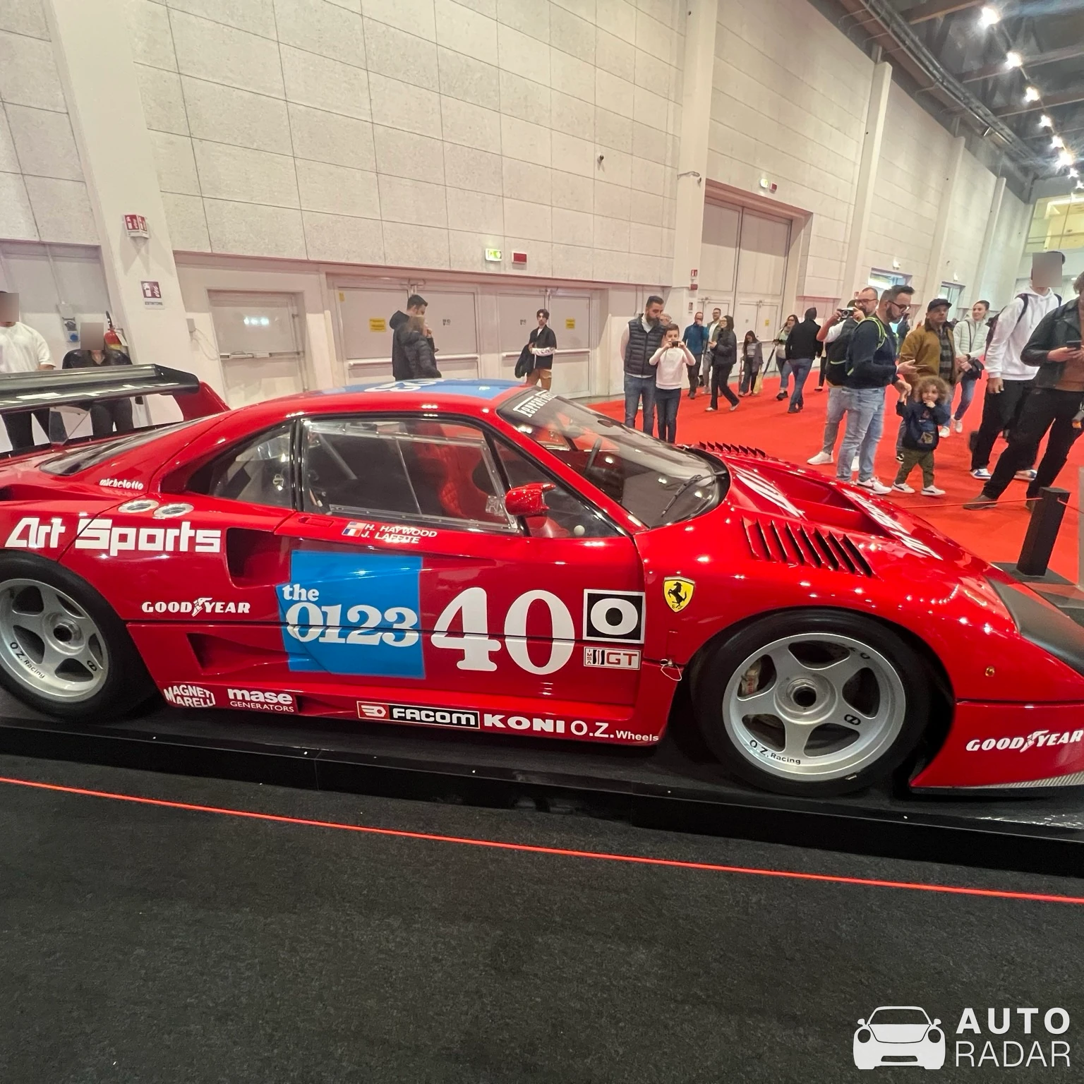 Ferrari F40 LM Edo Competition spotted in Vicenza