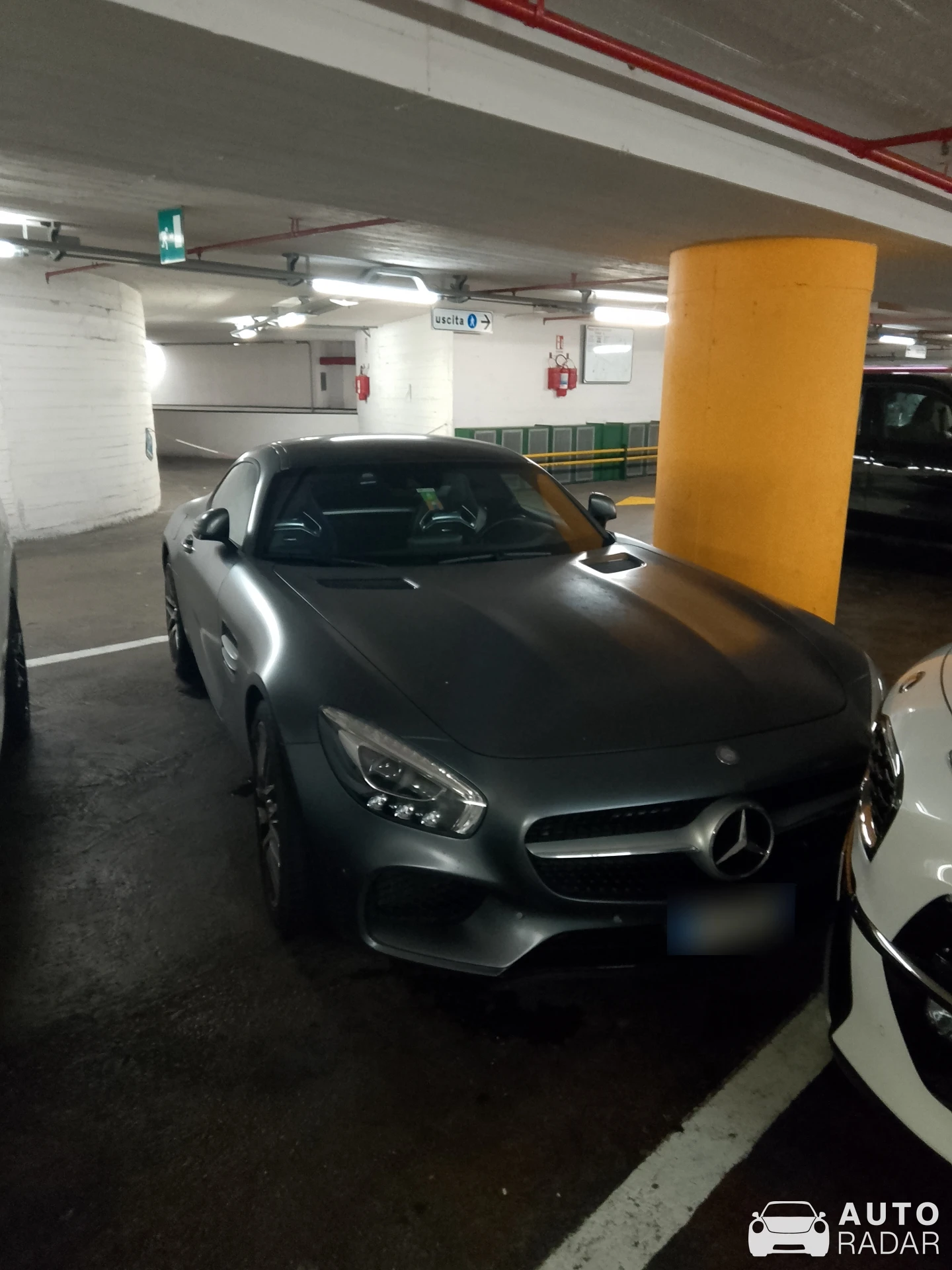 Mercedes-AMG GT S C190 spotted in Roma, Italy