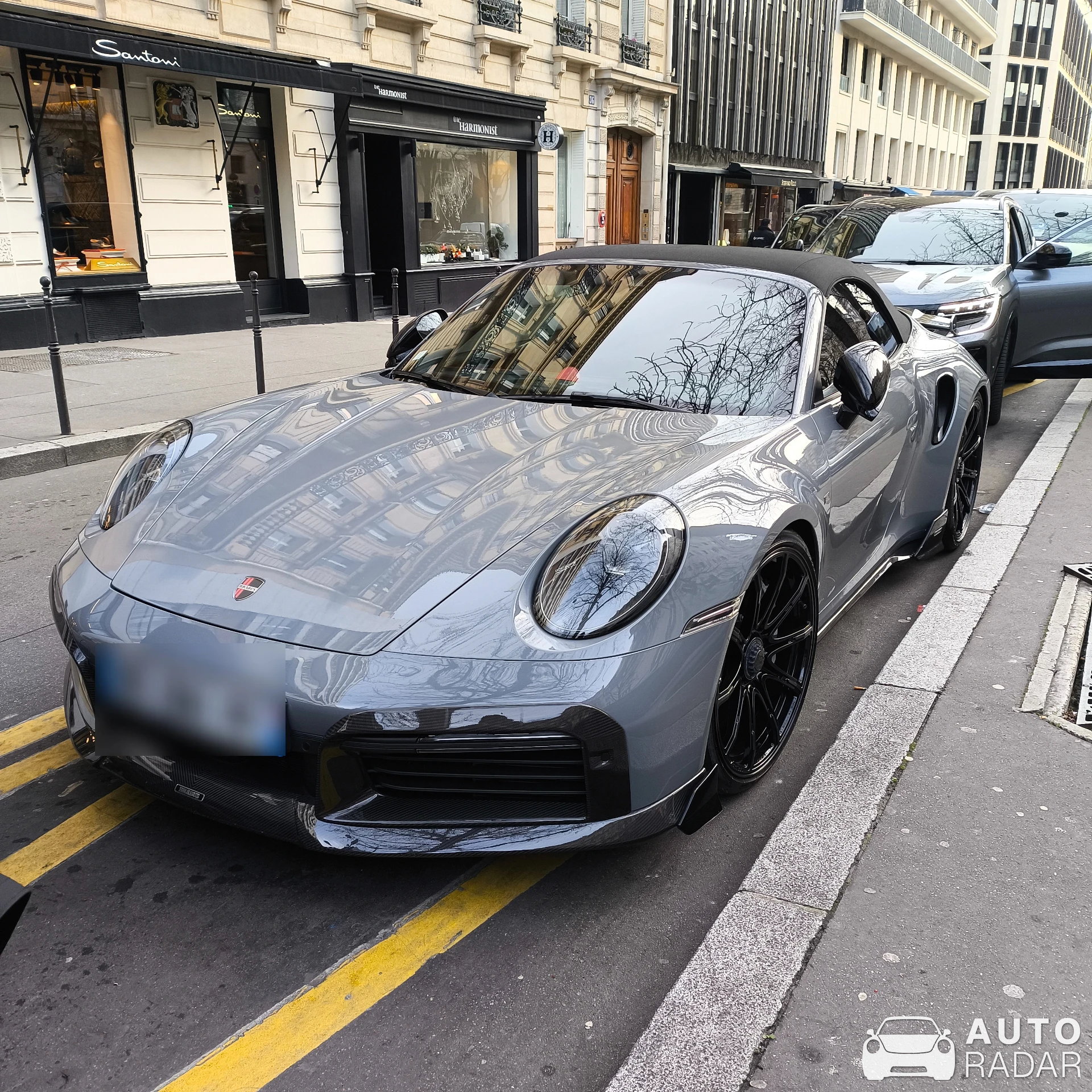 Porsche Brabus 820 spotted in Paris, France
