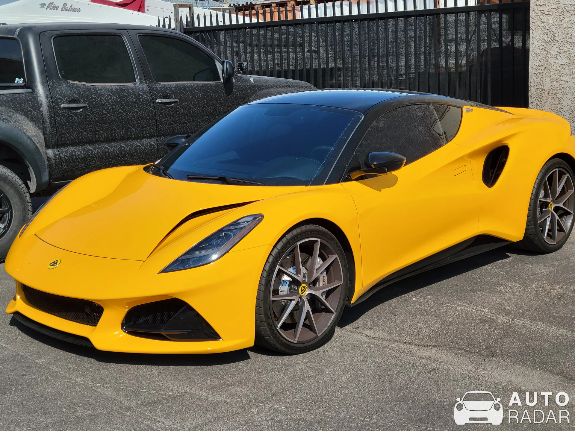 Lotus Emira I4 spotted in Blue Diamond, United States