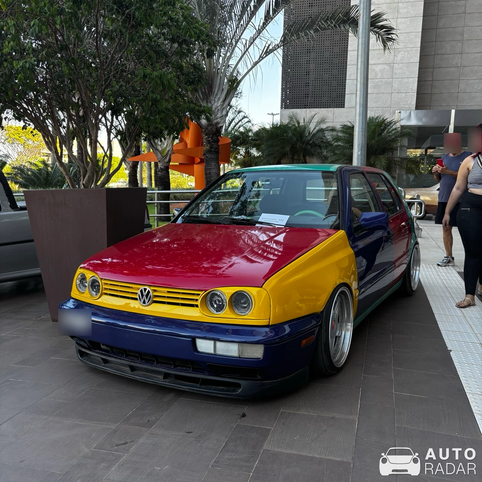 Volkswagen Golf Harlequin spotted in Brasília