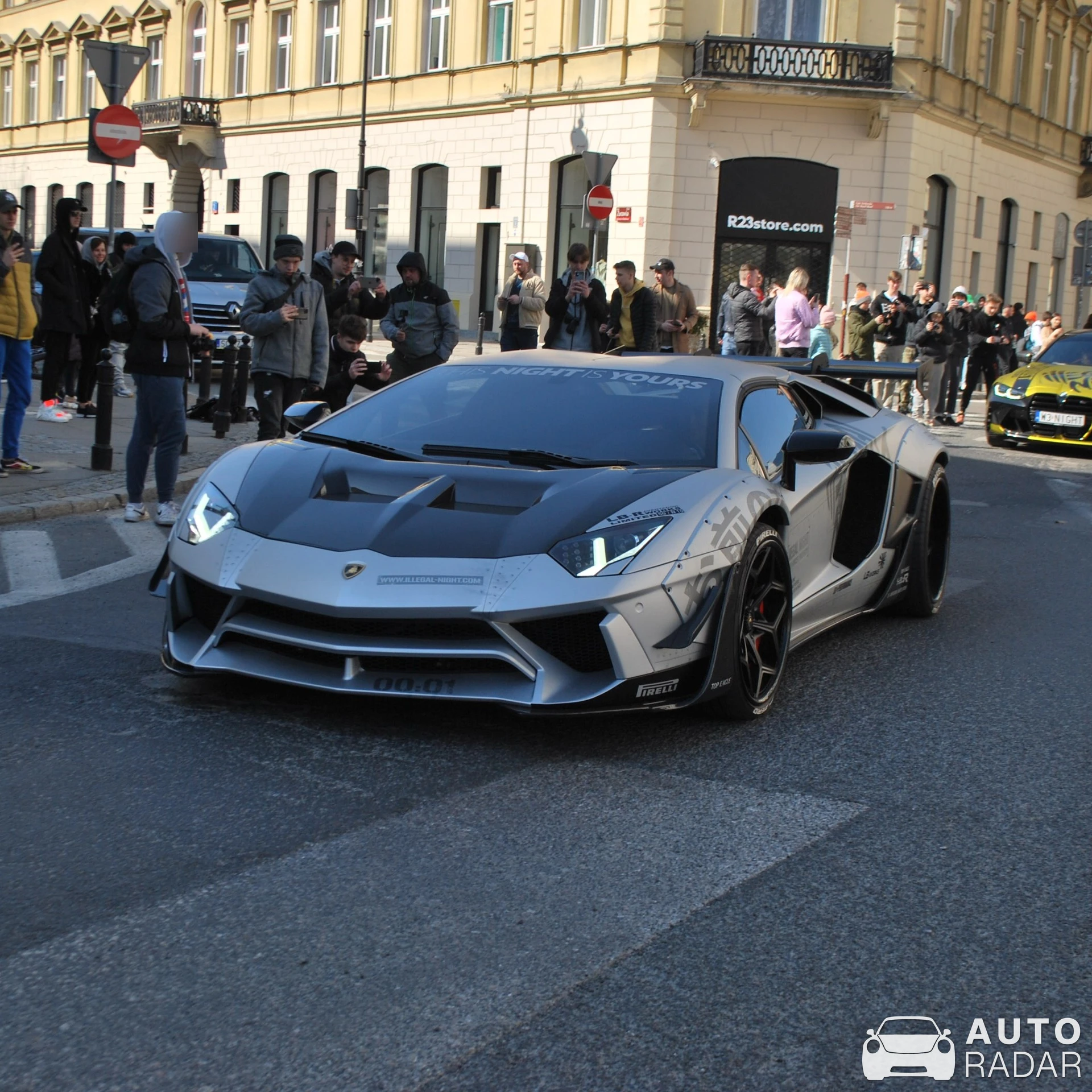 Lamborghini Aventador S LP740-4 Roadster Liberty Walk LB Performance Wide Body spotted in Warszawa, Poland