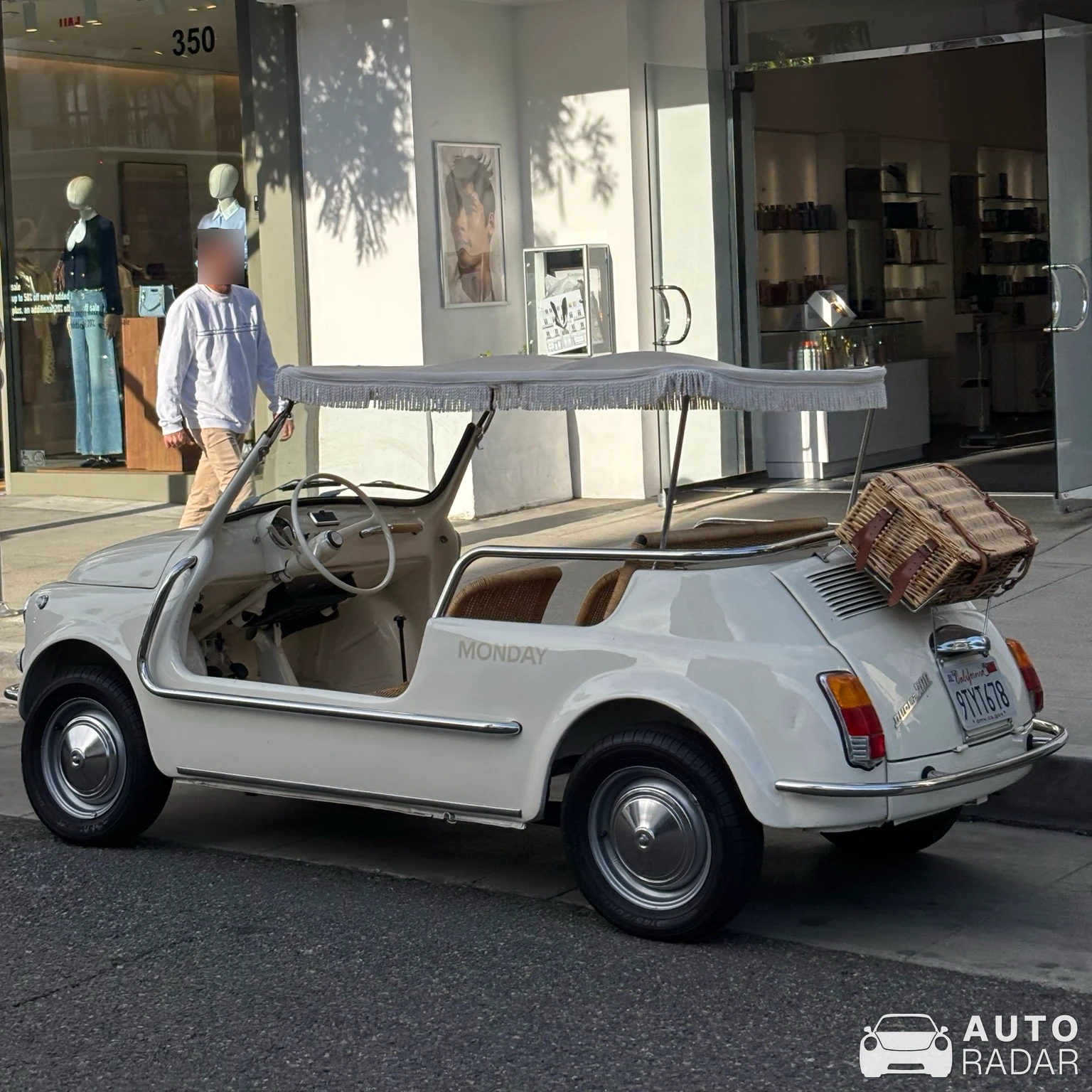 Fiat 500 Jolly spotted in Beverly Hills