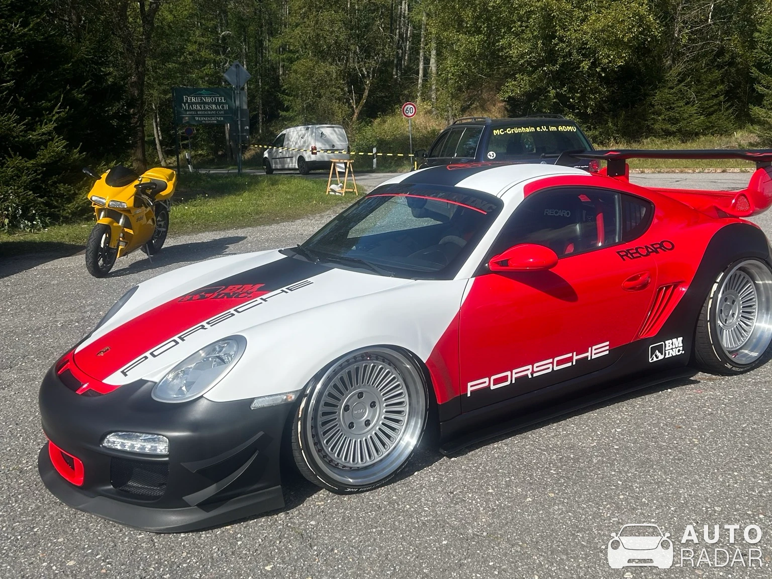 Porsche 981 Cayman GT4 Clubsport spotted in Raschau-Markersbach