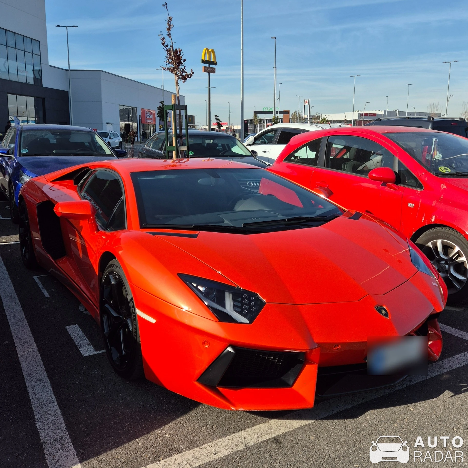 Lamborghini Aventador LP700-4 spotted in Fuenlabrada, Spain