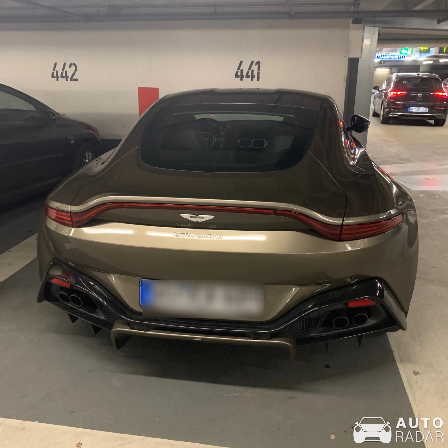 Aston Martin V8 Vantage 2018 spotted in Würzburg, Germany