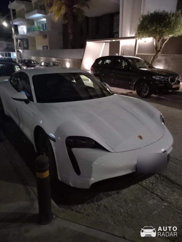 Porsche Taycan Turbo S spotted in Voula, Greece