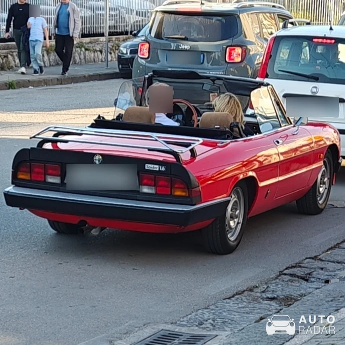 Alfa Romeo Spider T.Spark spotted in Caserta