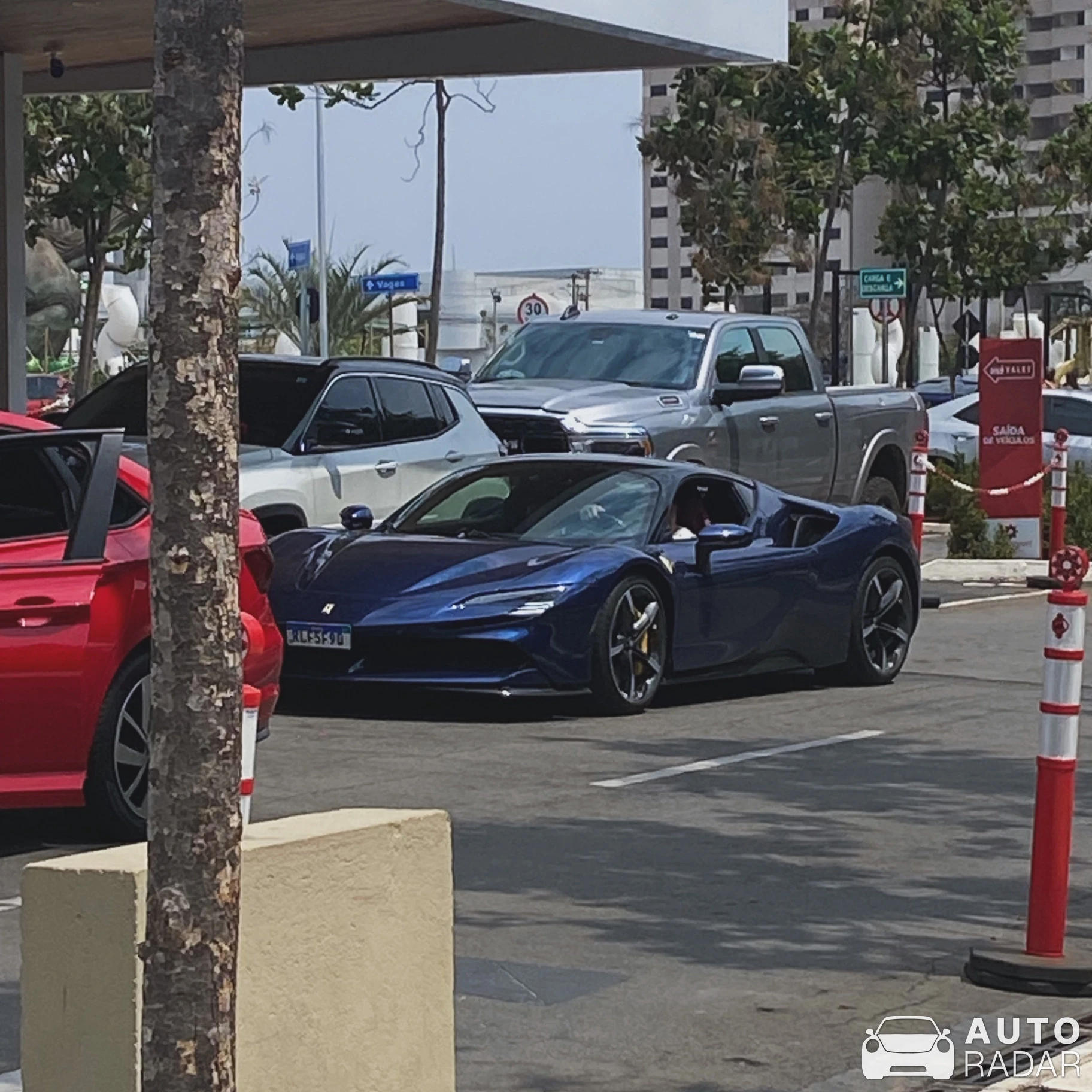 Ferrari SF90 Stradale spotted in Jardim Goiás, Brazil