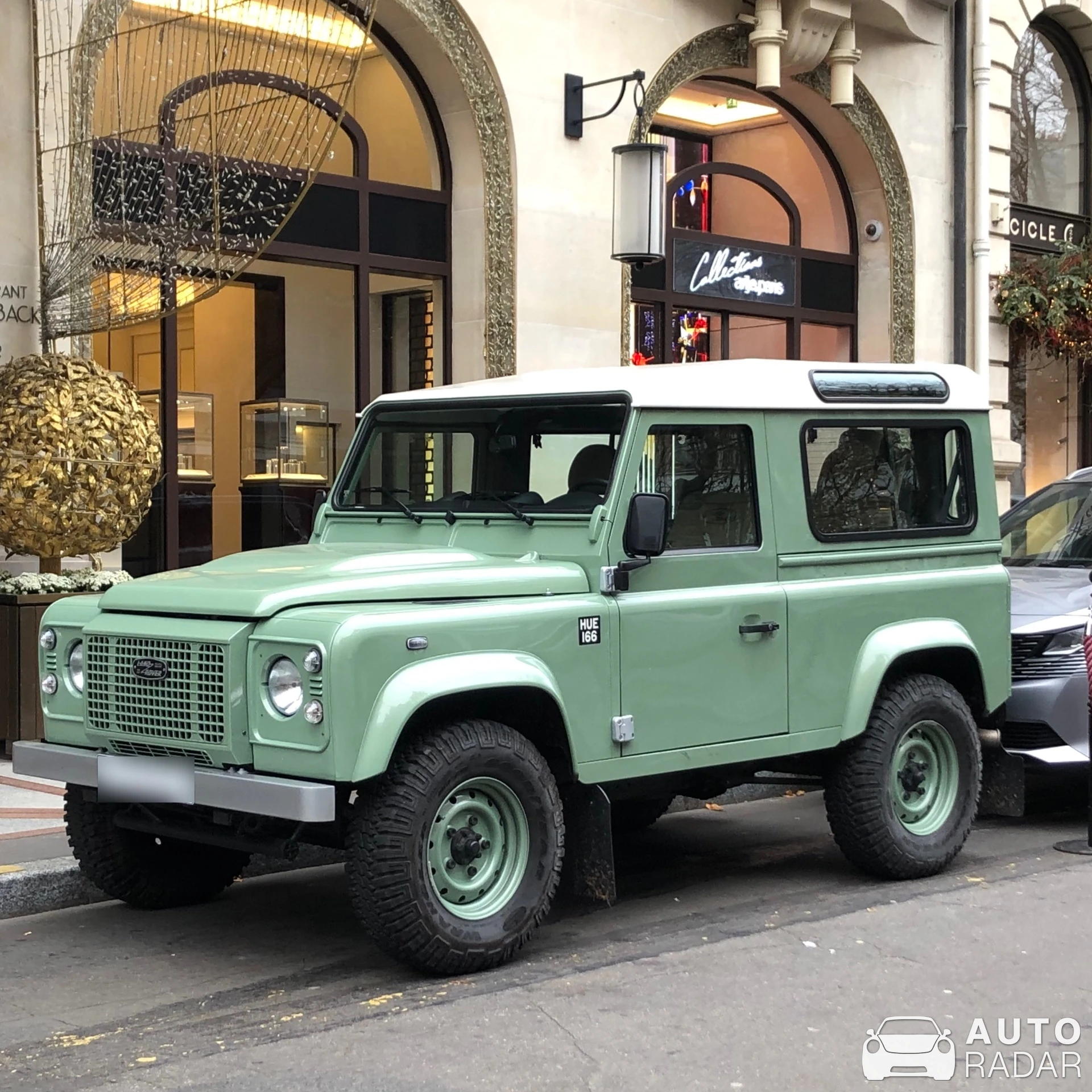 Land Rover Defender Heritage spotted in Paris, France