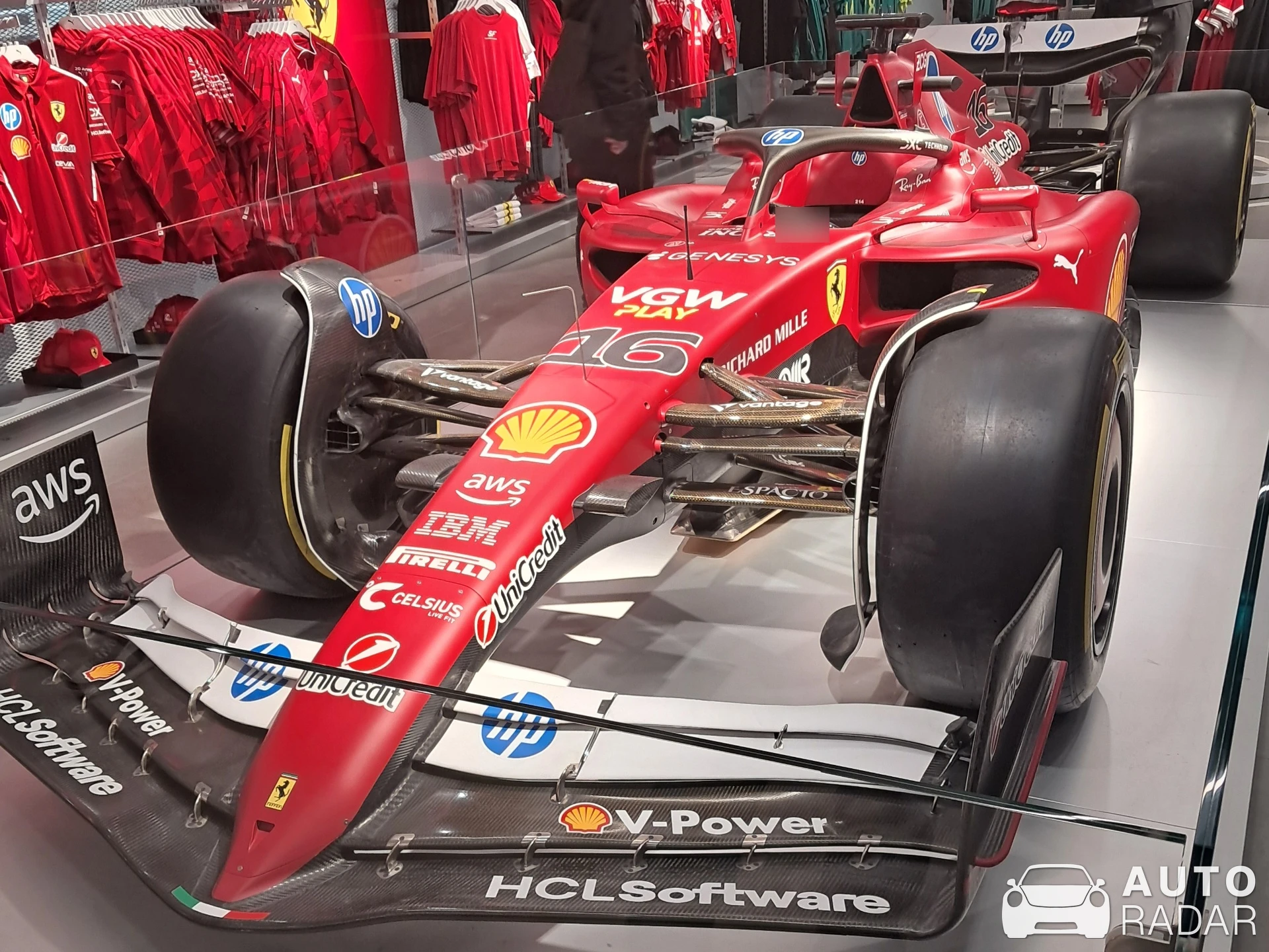 Ferrari Scuderia F1-75 spotted in London