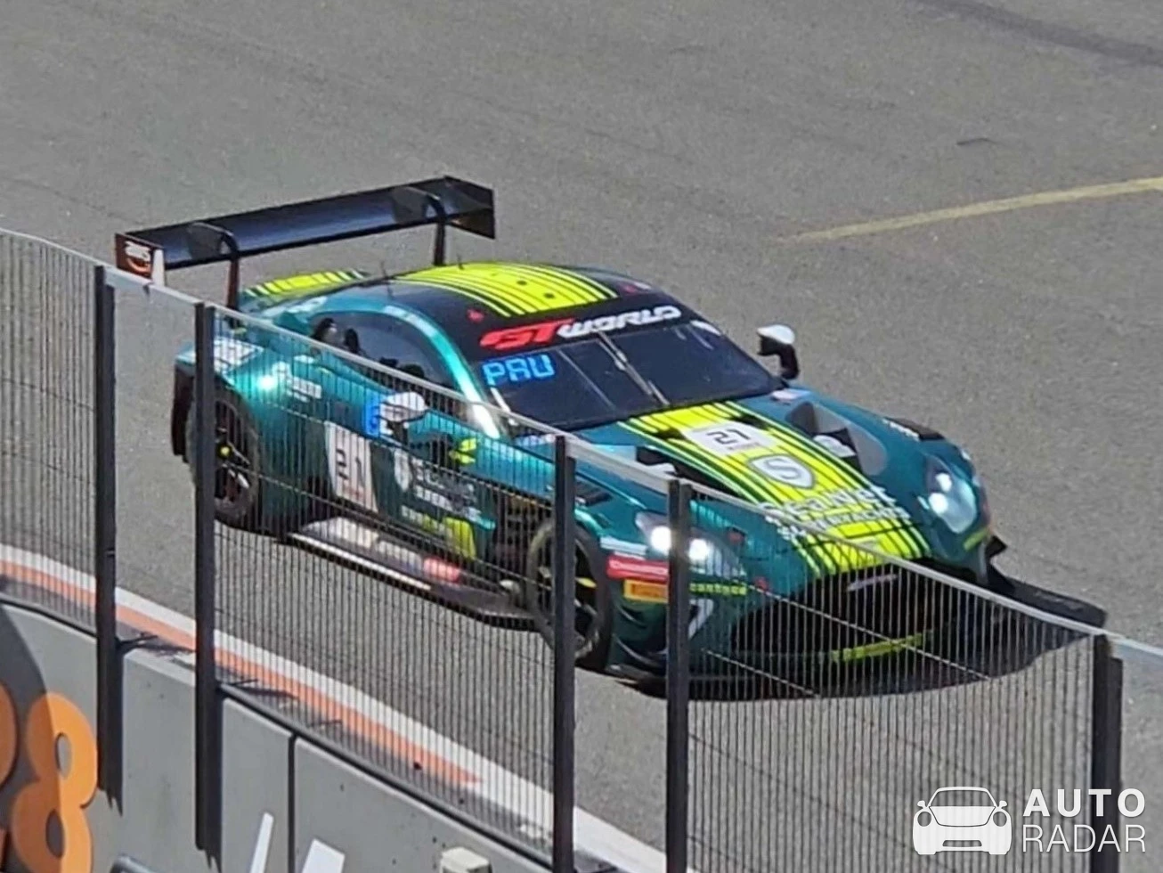 Aston Martin V8 Vantage GT3 AMR spotted in Cheste