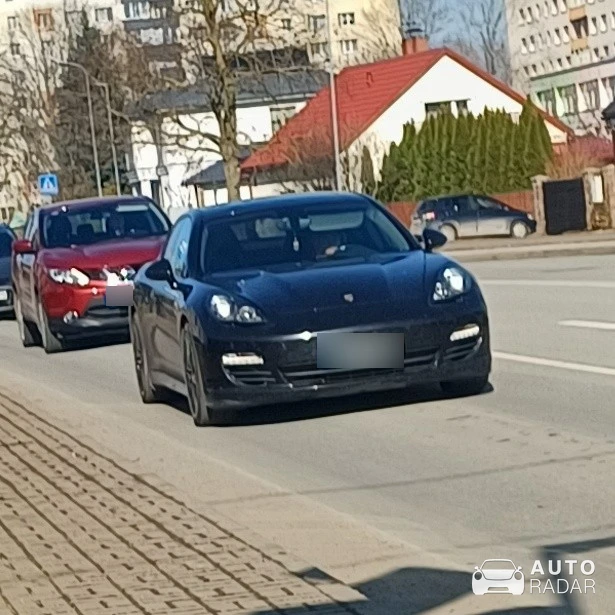 Porsche 970 Panamera spotted in Liepāja