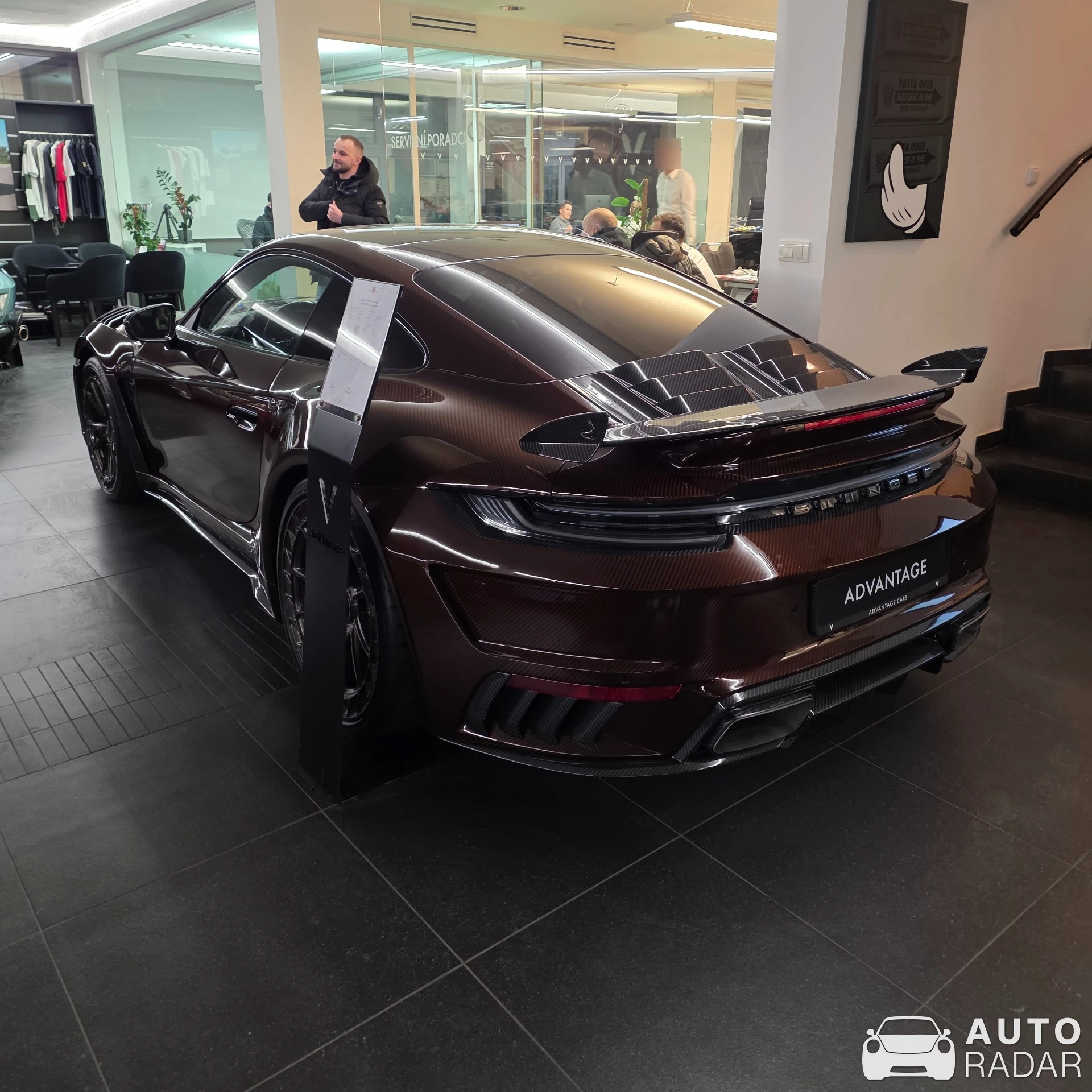 Porsche TopCar 992 Turbo S Stinger GTR Carbon Edition spotted in Praha
