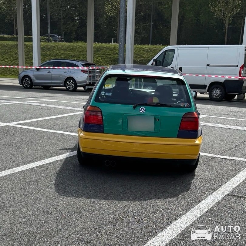 Volkswagen Golf Harlequin spotted in Kortrijk