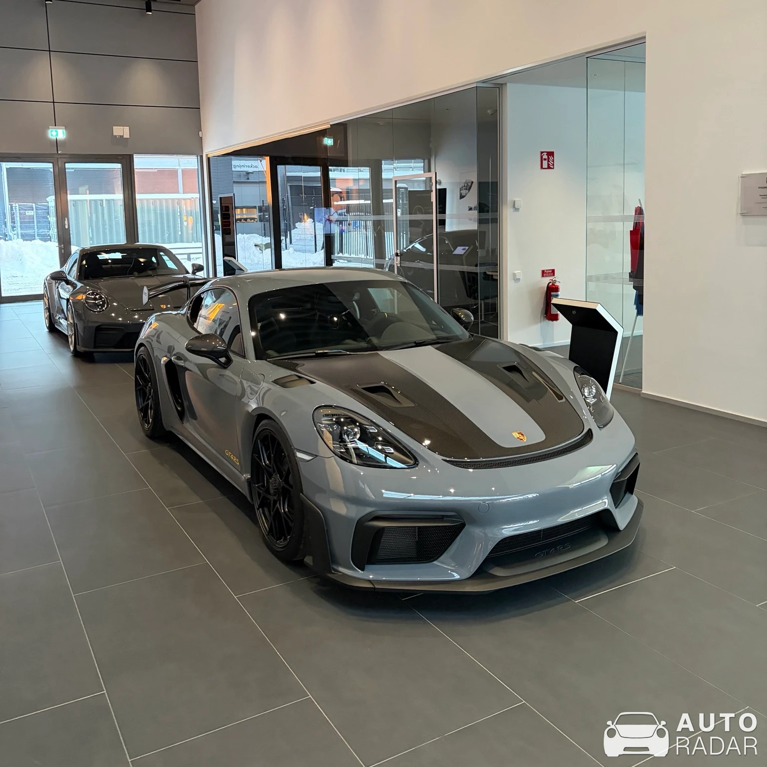 Porsche 718 Cayman GT4 RS spotted in Fyrislund, Sverige