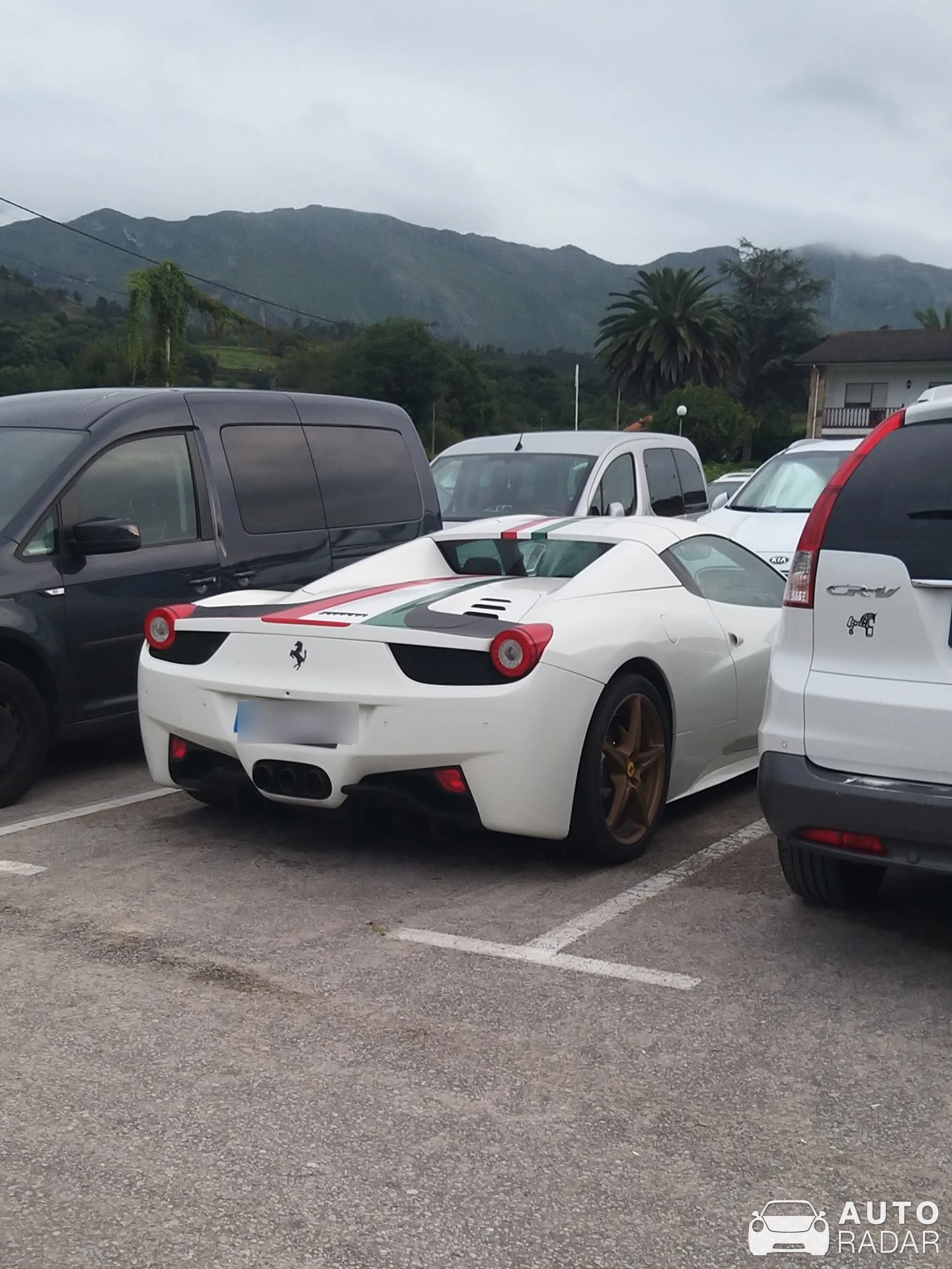 Ferrari 458 Spider spotted in Celorio, España