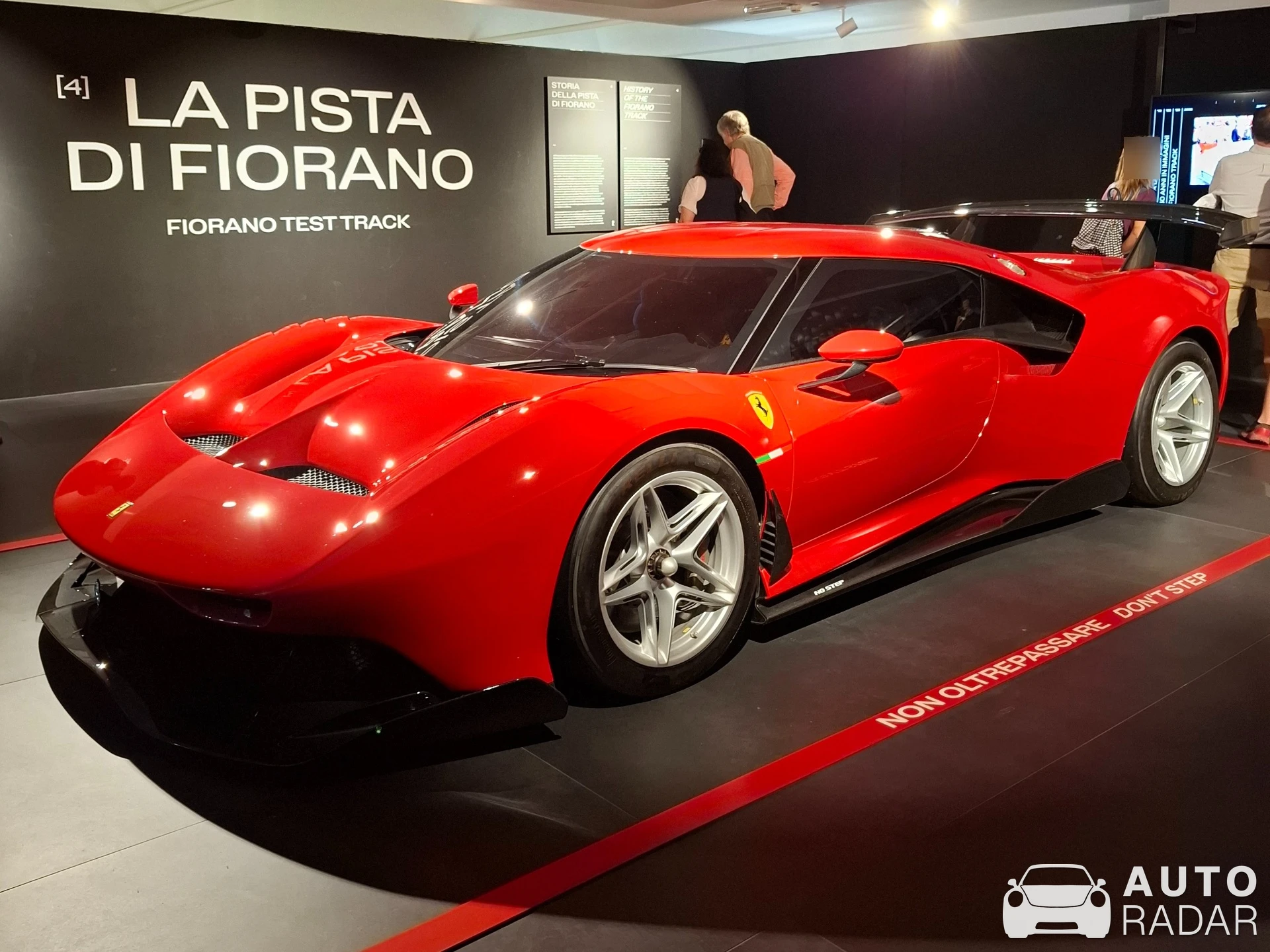 Ferrari P80/C spotted in Modena, Italy