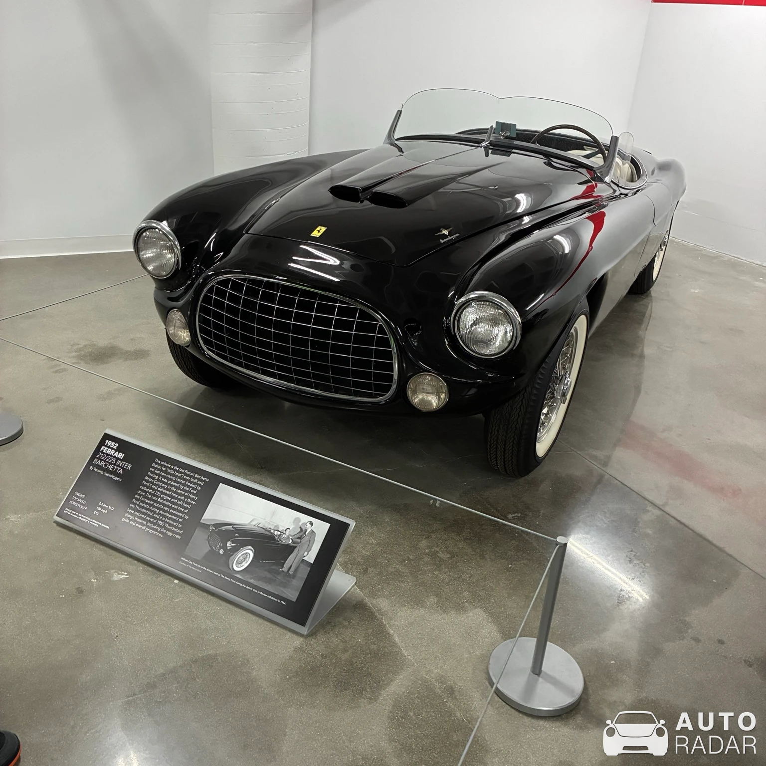 Ferrari 212 Touring Barchetta spotted in Los Angeles