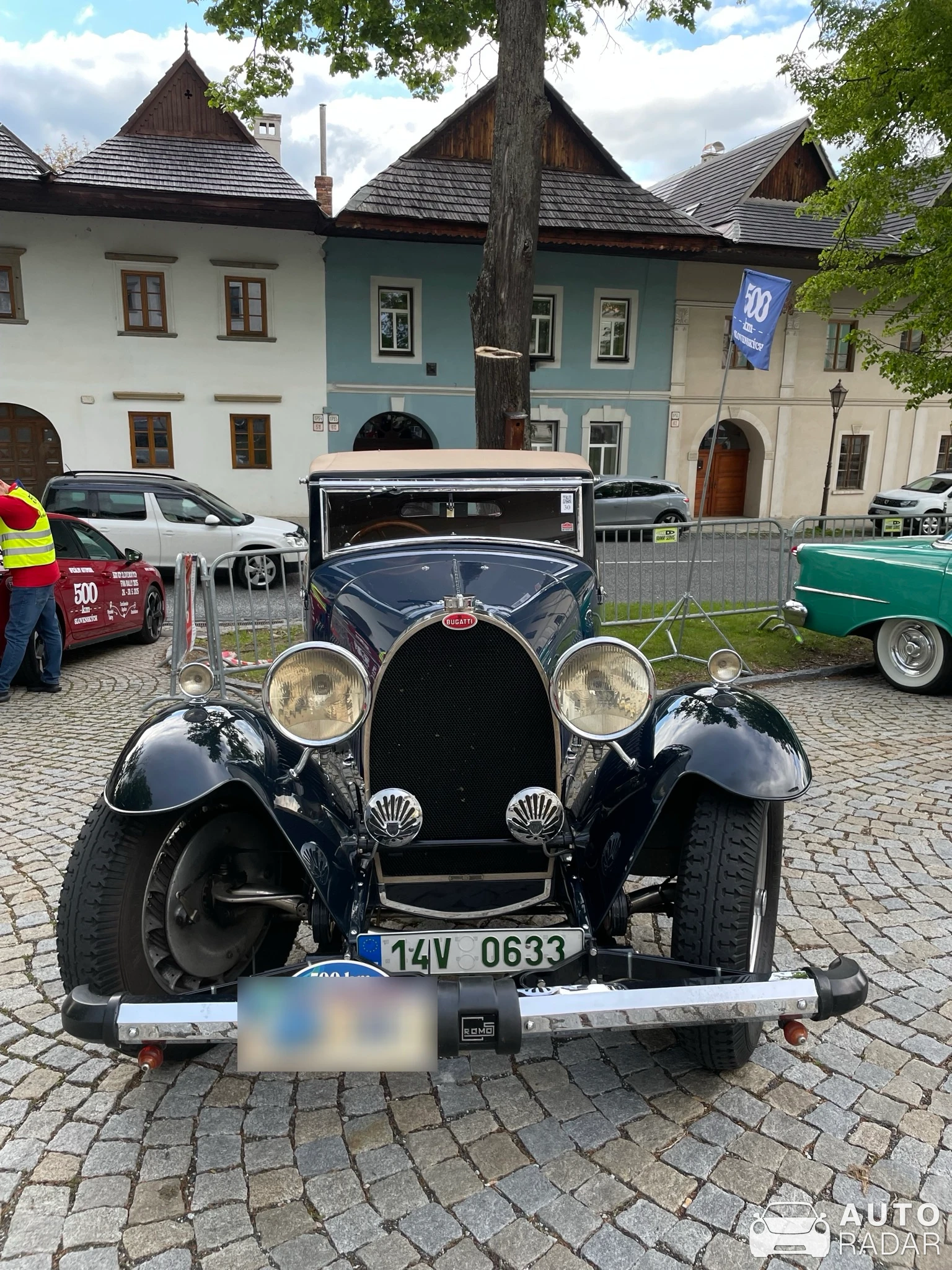 Bugatti Type 46 Cabriolet spotted in Poprad