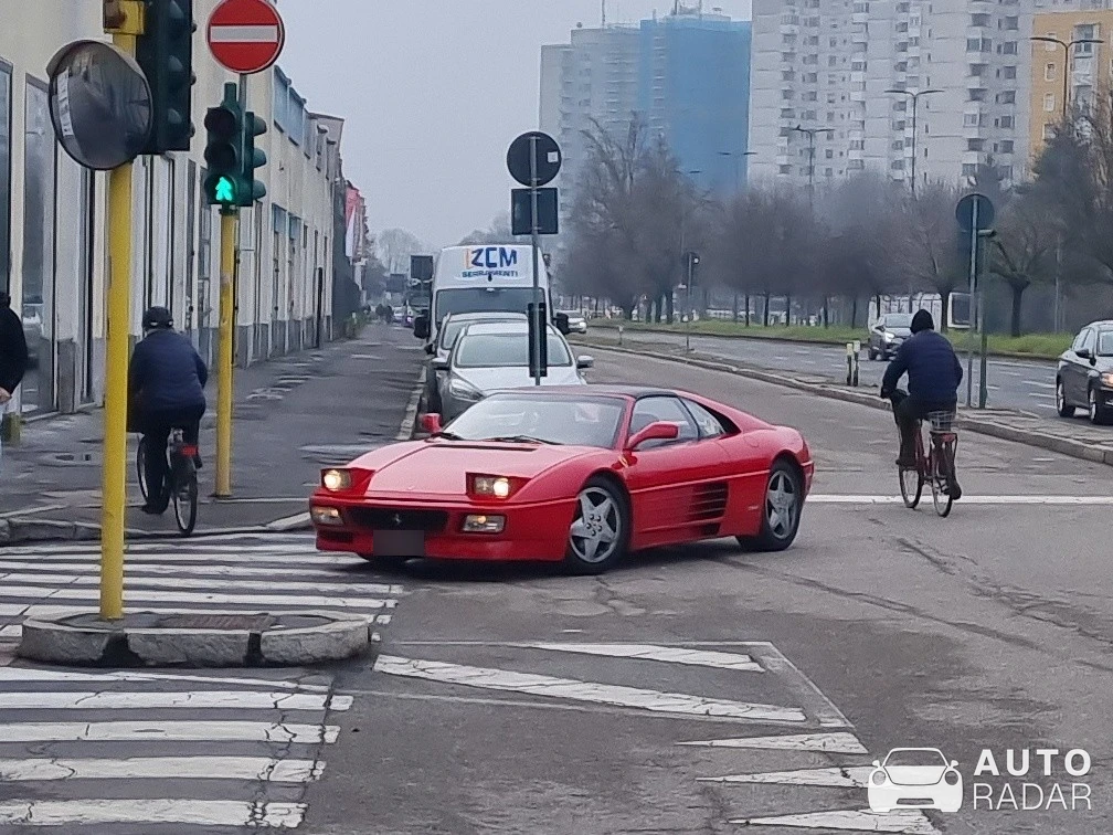 Ferrari 348 TS spotted in Milano, Italy