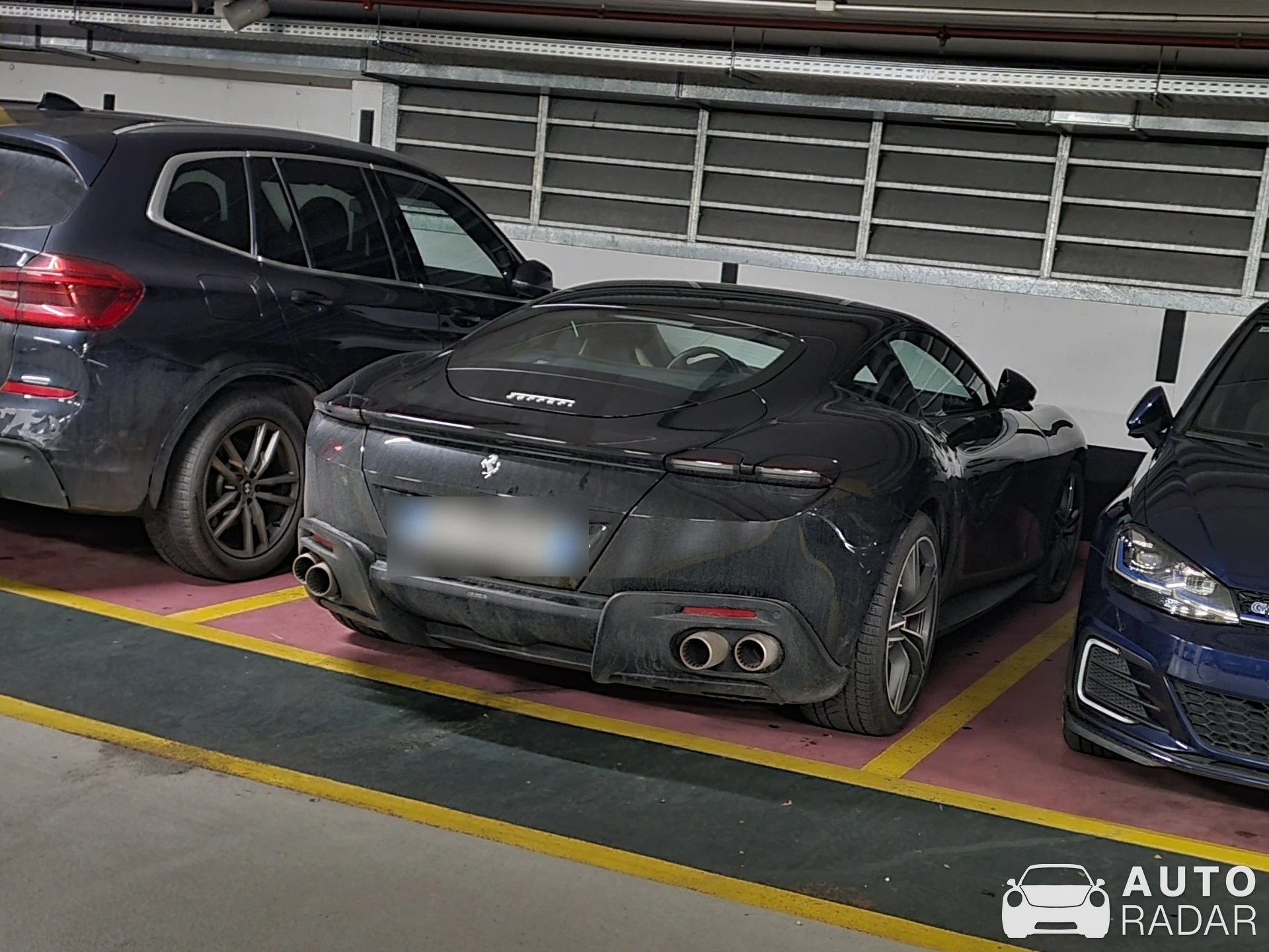 Ferrari Roma spotted in Milano, Italy