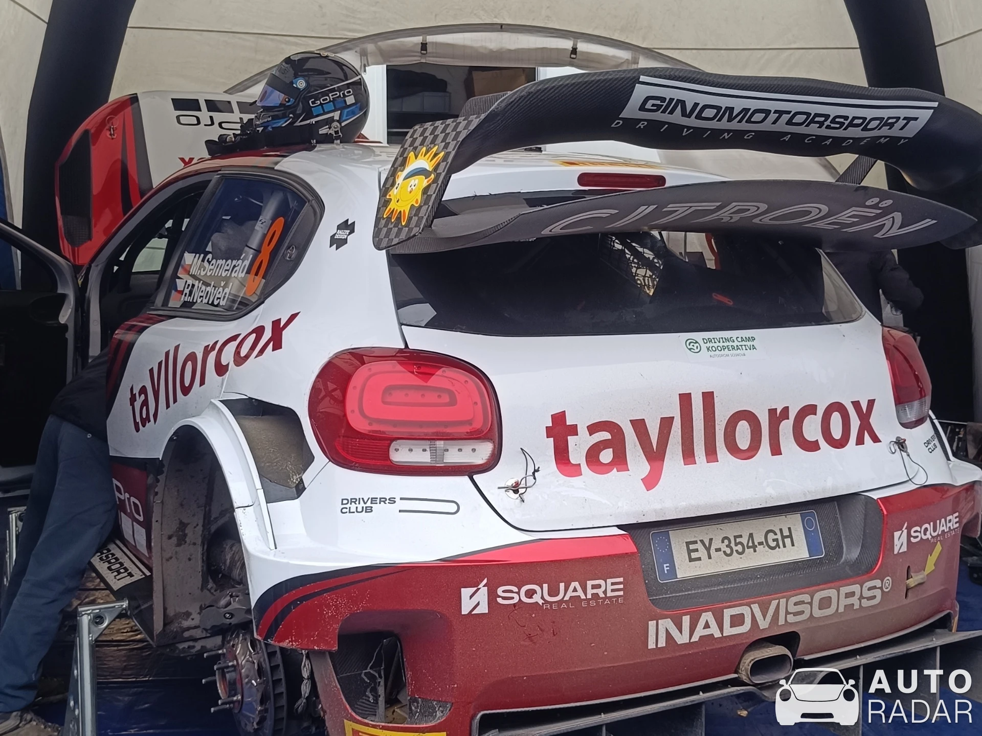 Citroën C3 WRC spotted in Praha