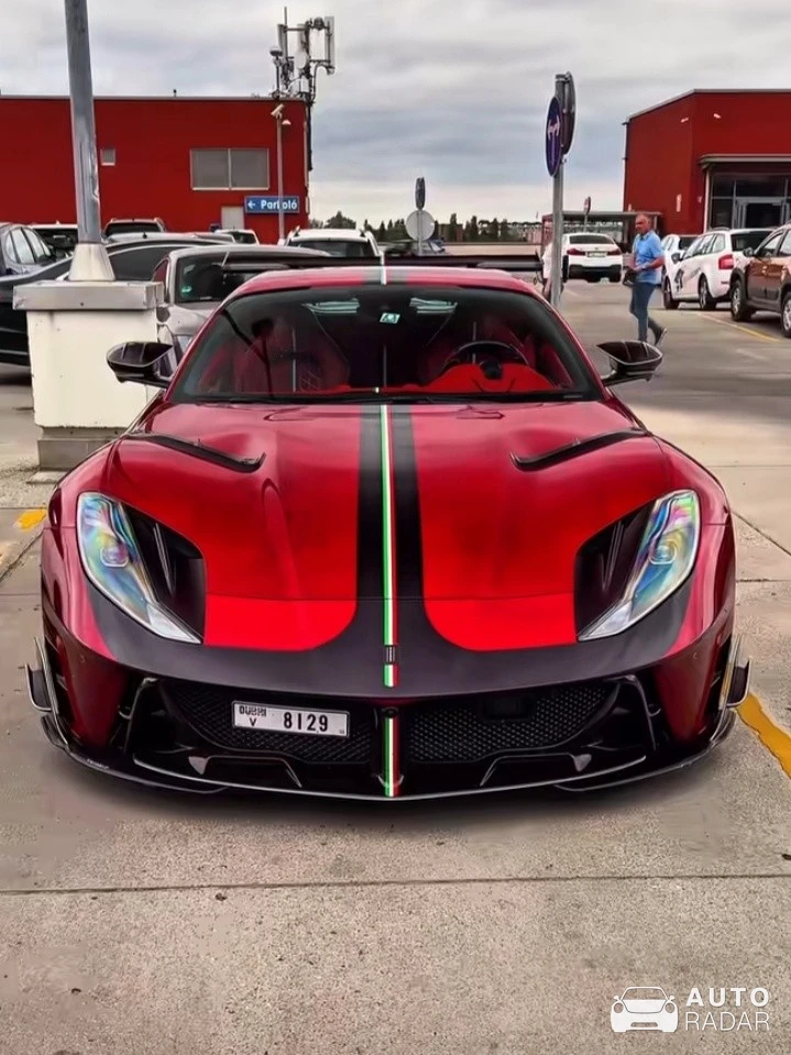 Ferrari 812 Superfast Mansory Stallone spotted in Győr