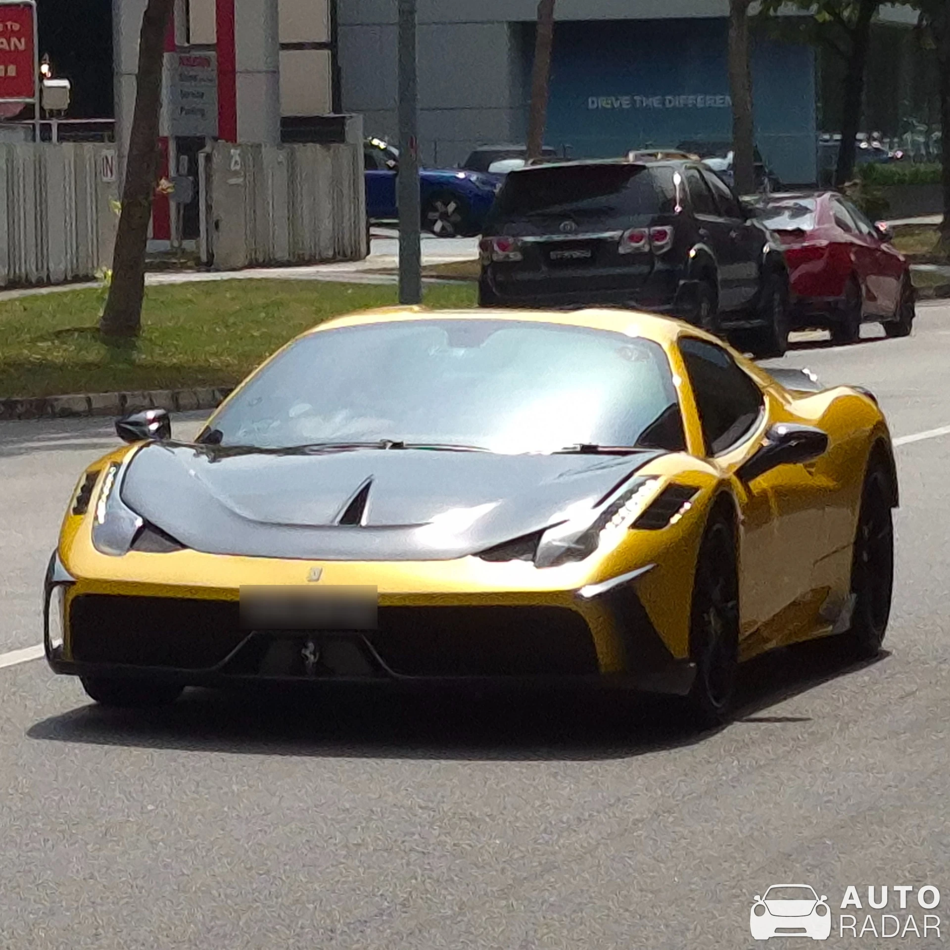 Ferrari 458 Italia Vorsteiner spotted in Singapore