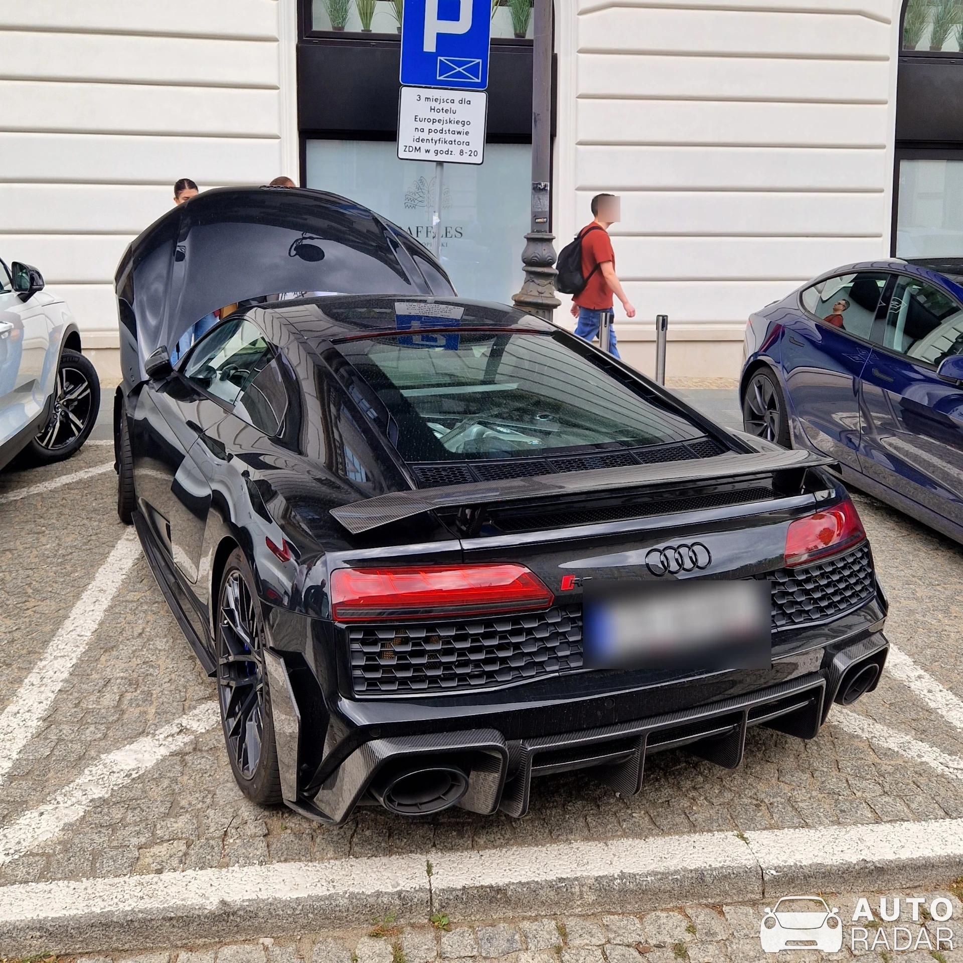 Audi R8 V10 Performance 2019 Capristo spotted in Warszawa, Poland