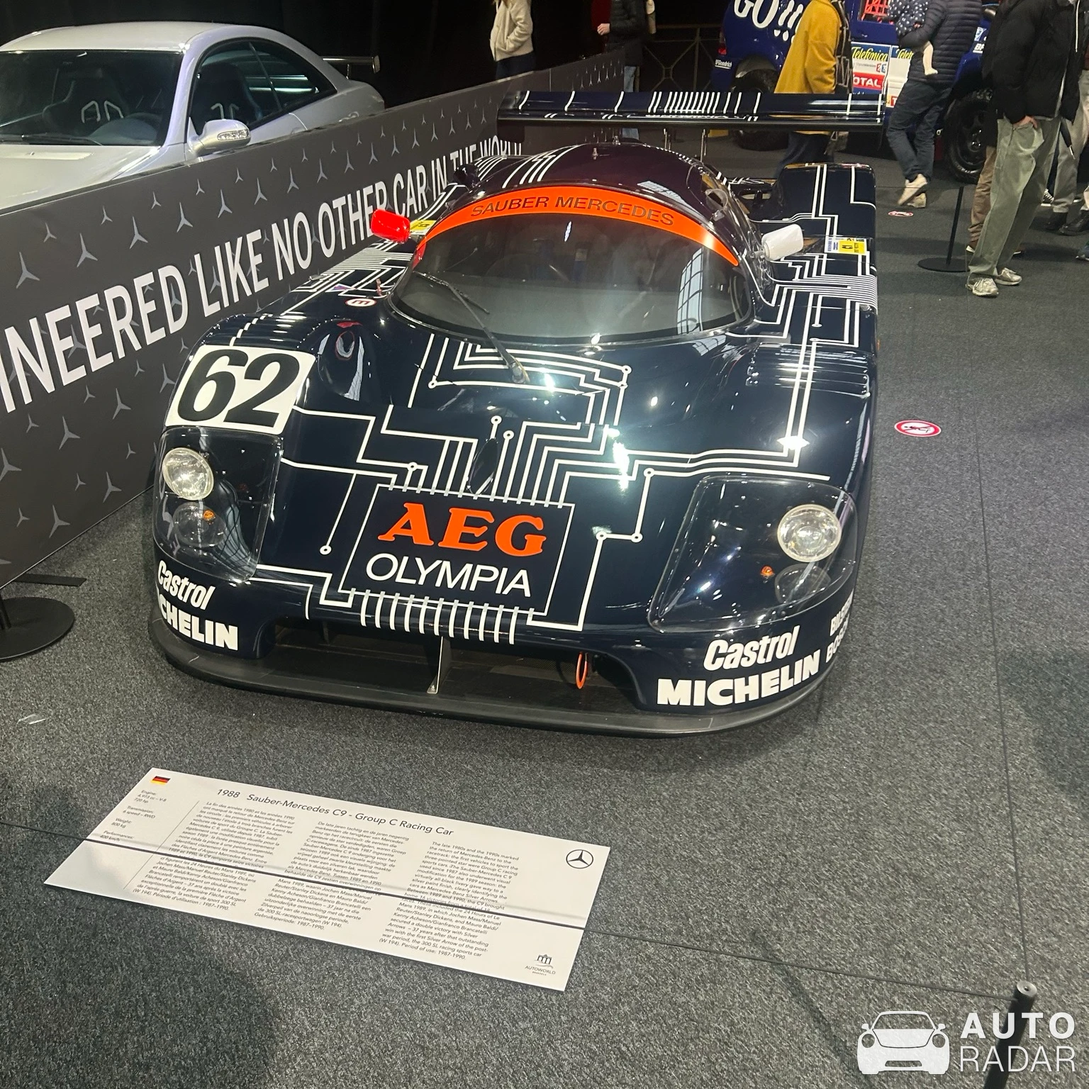 Sauber C9 spotted in Bruxelles