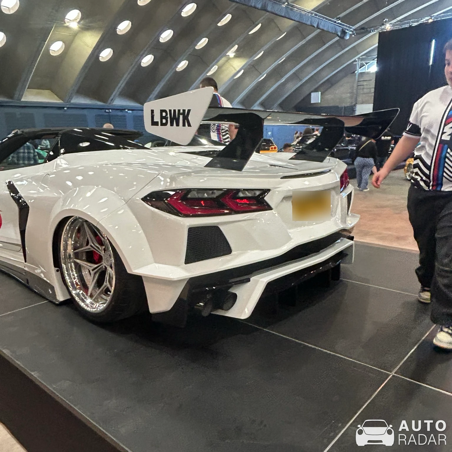 Chevrolet Corvette C8 Liberty Walk spotted in Mechelen