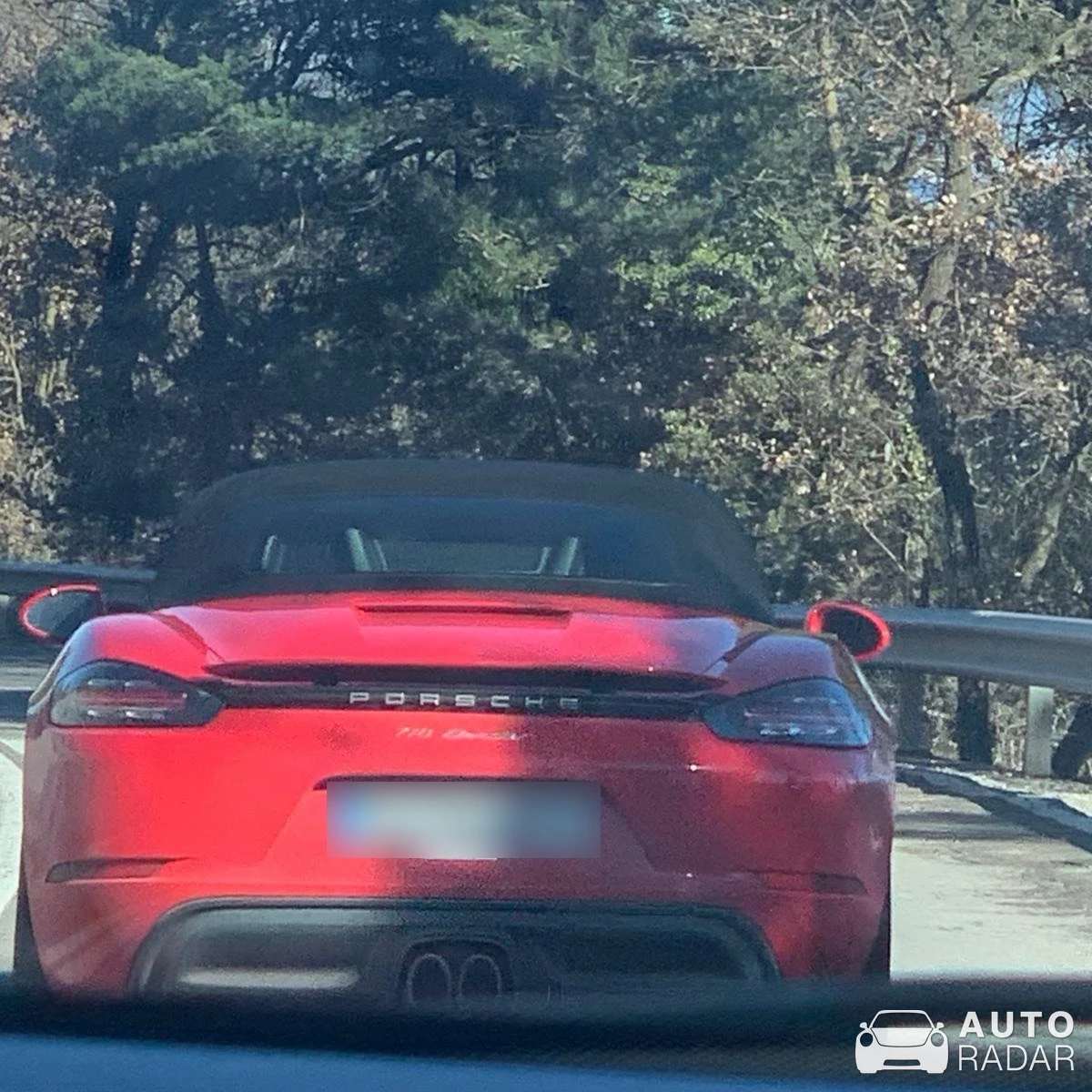 Porsche 718 Boxster spotted in Vic, Spain