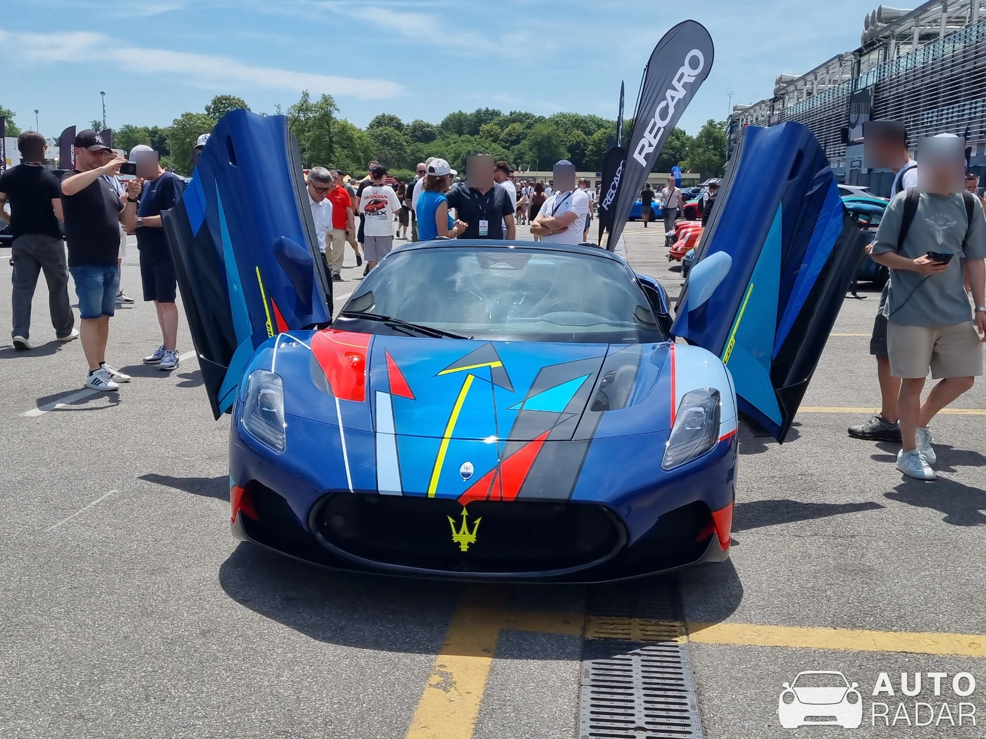 Maserati MC20 Cielo Opera d'Arte spotted in Monza