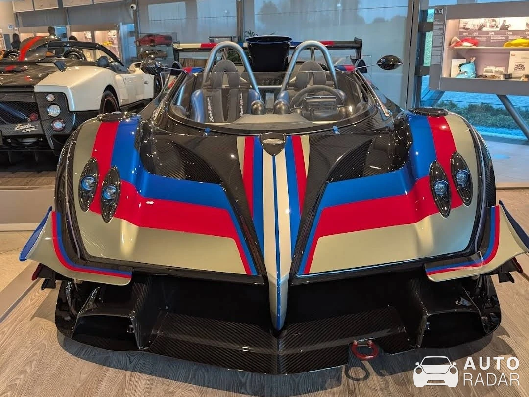 Pagani Zonda HP Barchetta spotted in Cesana Torinese