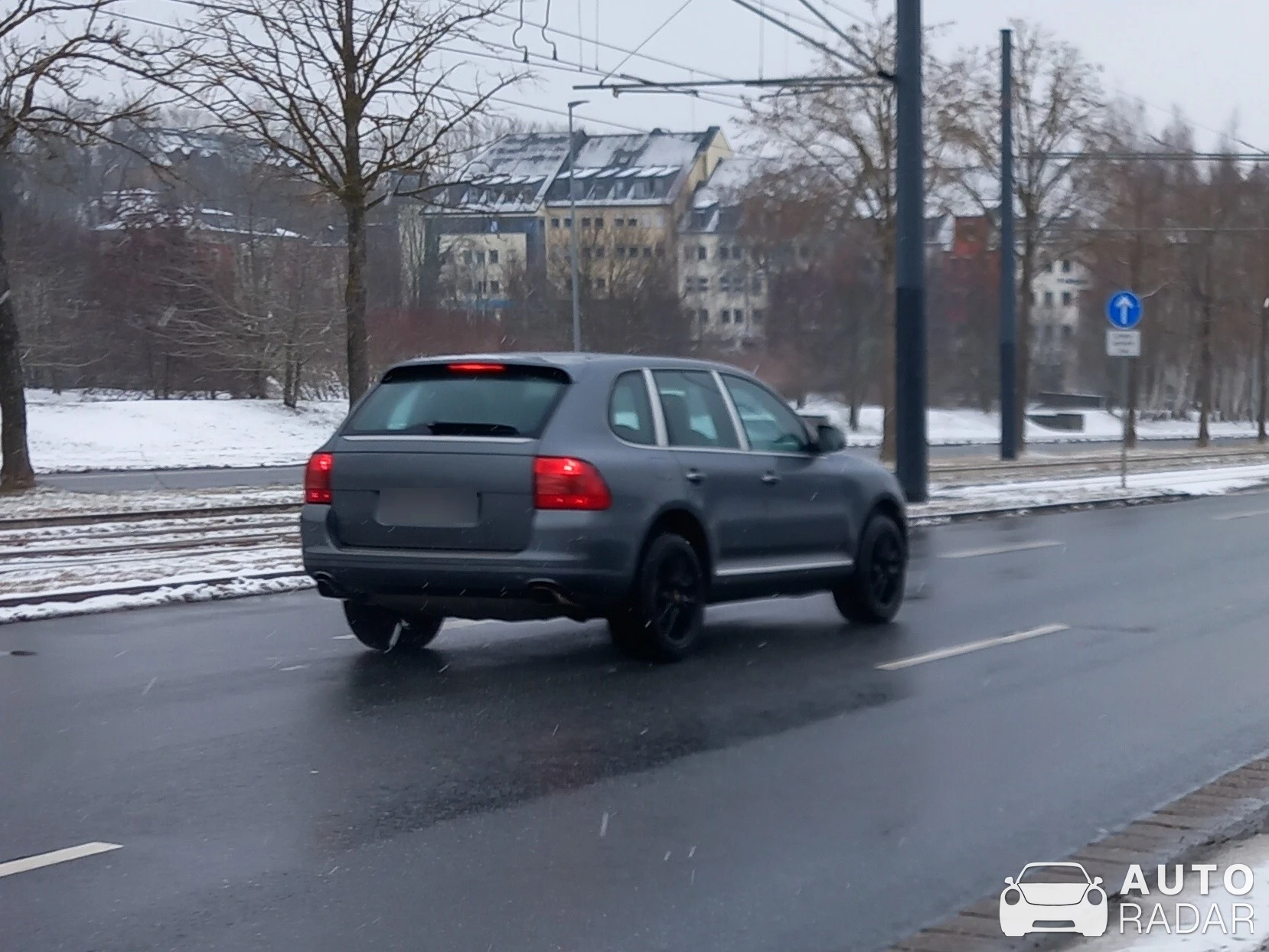 Porsche 957 Cayenne Mansory spotted in Zwönitz