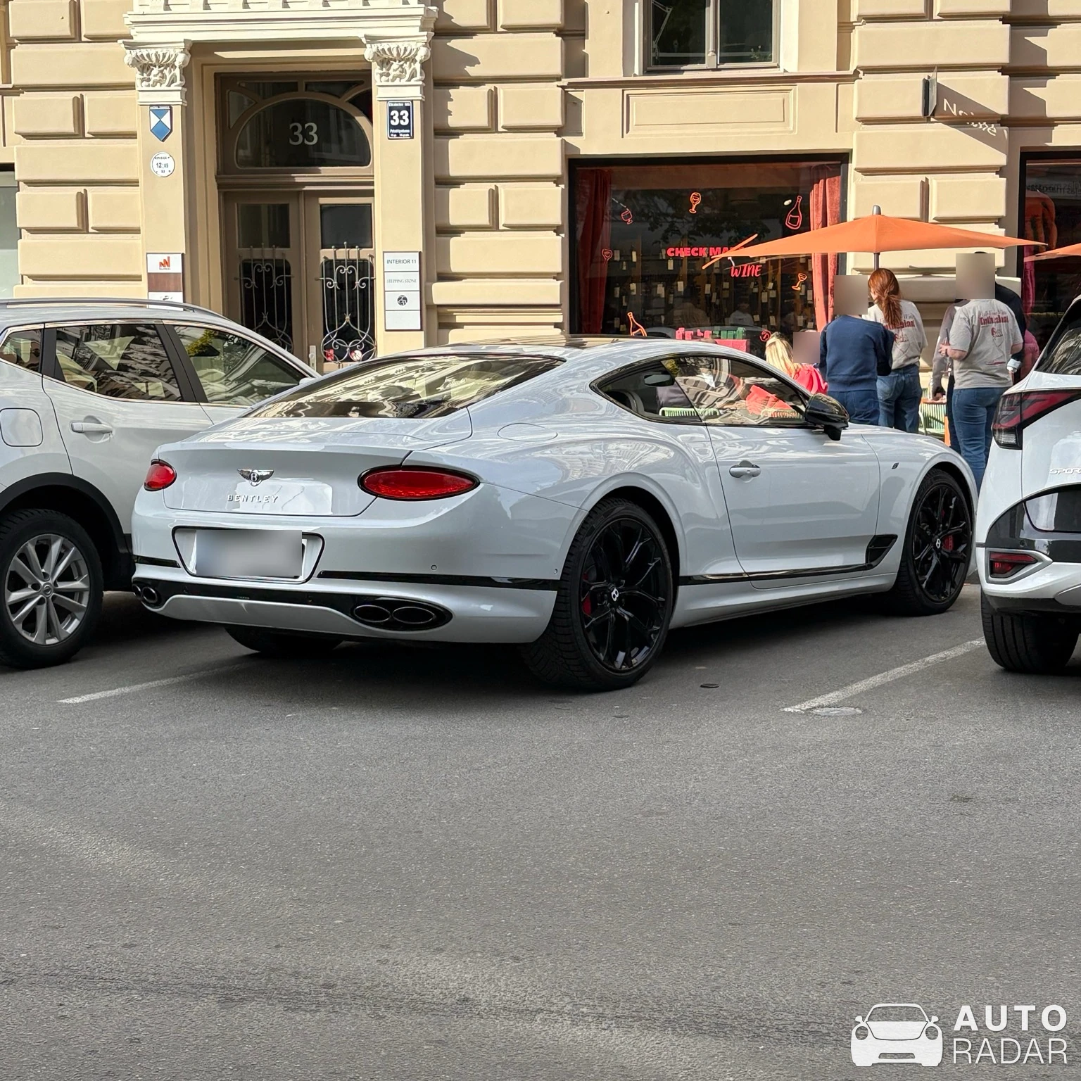 Bentley Continental GT V8 spotted in Rīga, Латвия