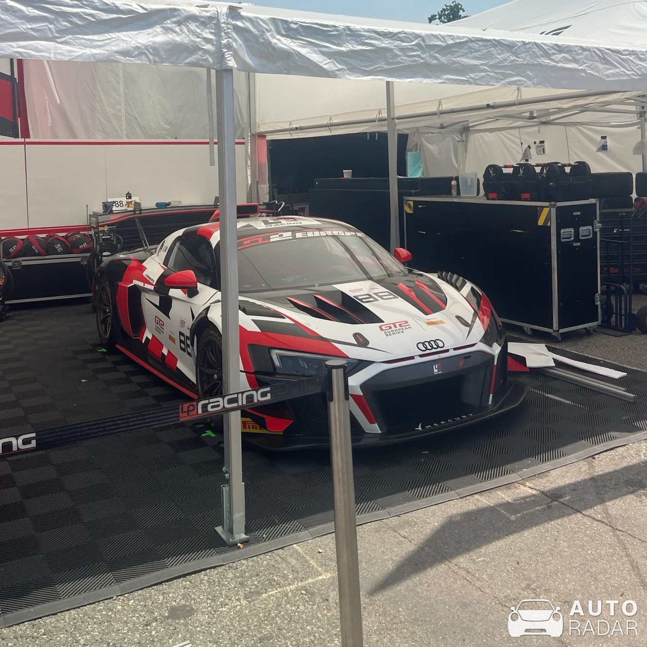 Audi R8 LMS GT2 spotted in Monza