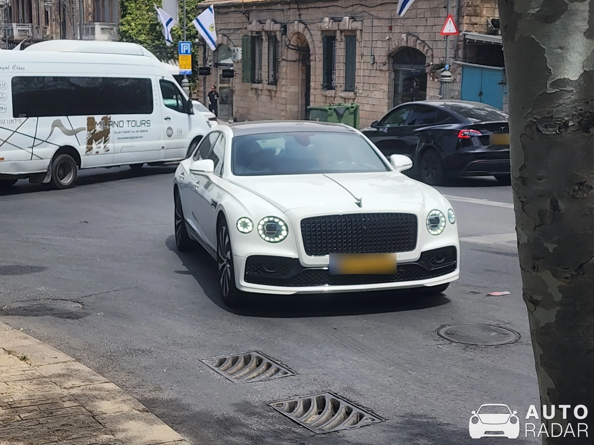 Bentley Continental Flying Spur spotted in Jerusalem