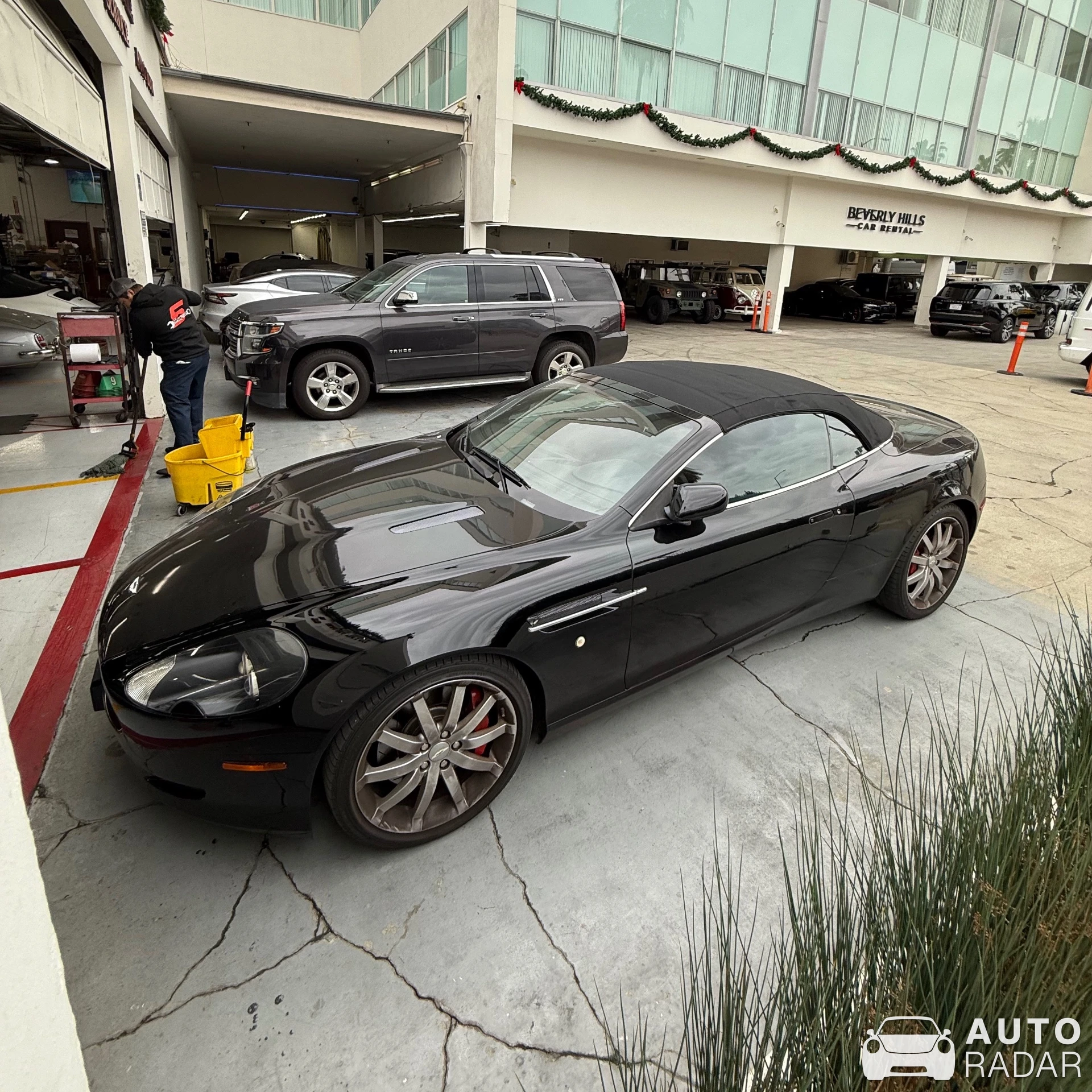Aston Martin DB9 Volante spotted in Beverly Hills, United States
