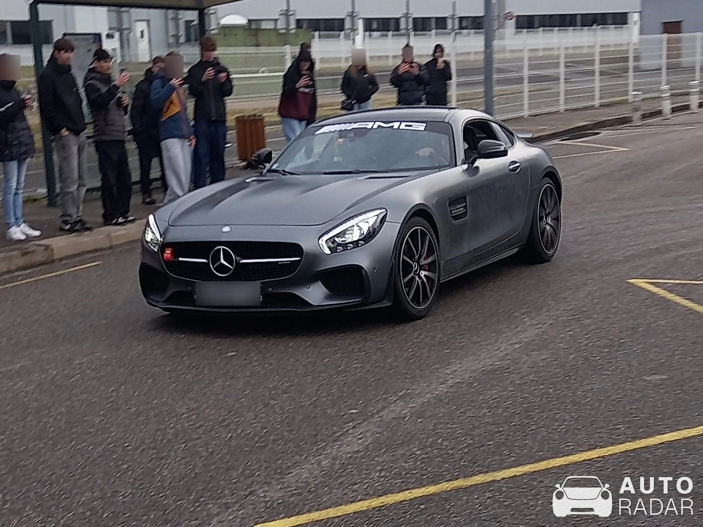 Mercedes-AMG GT S C190 spotted in Annecy, France