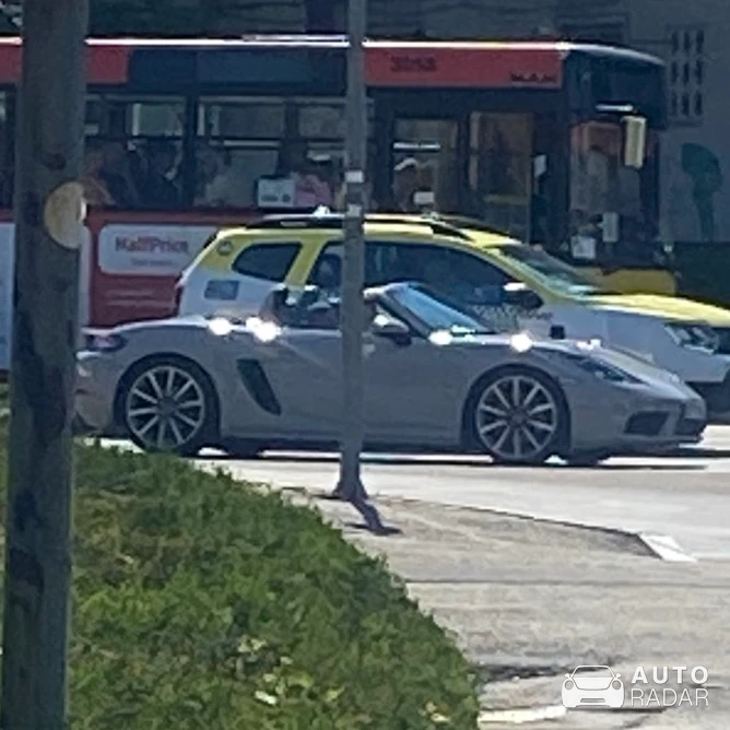 Porsche 718 Boxster spotted in Blejoi